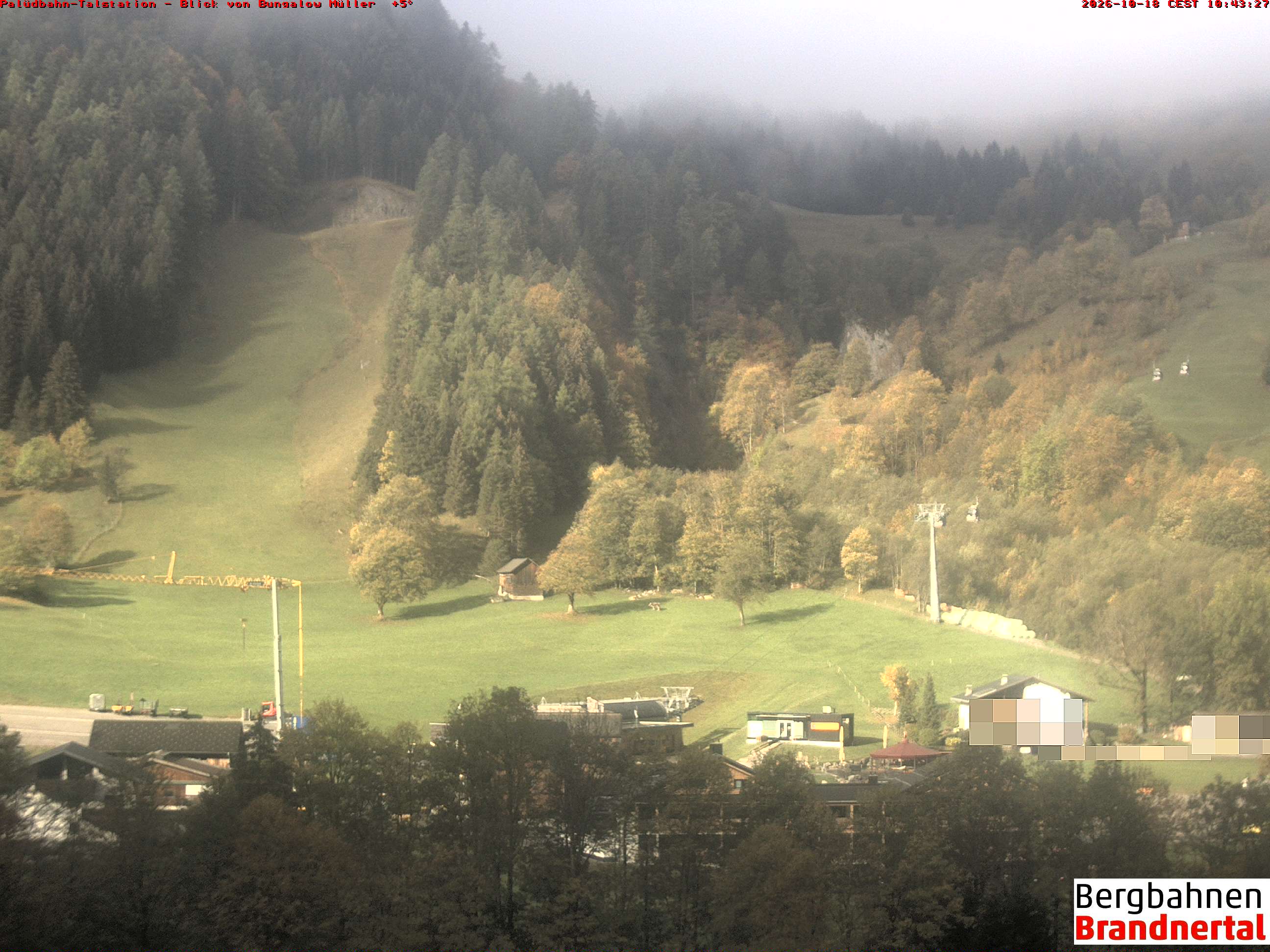 Blick auf Palüdbahn von Bungalow Müller