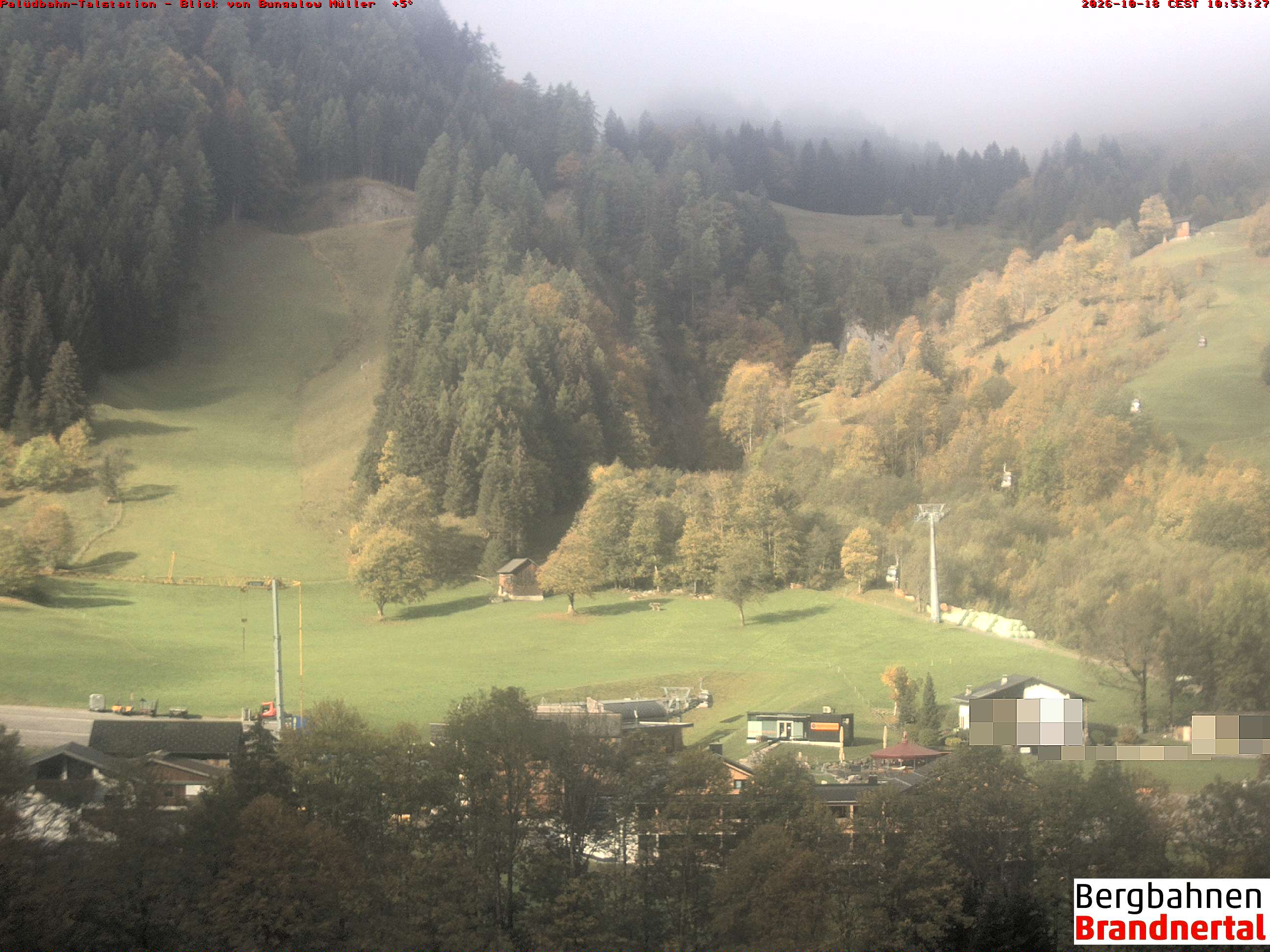 Blick auf Palüdbahn von Bungalow Müller