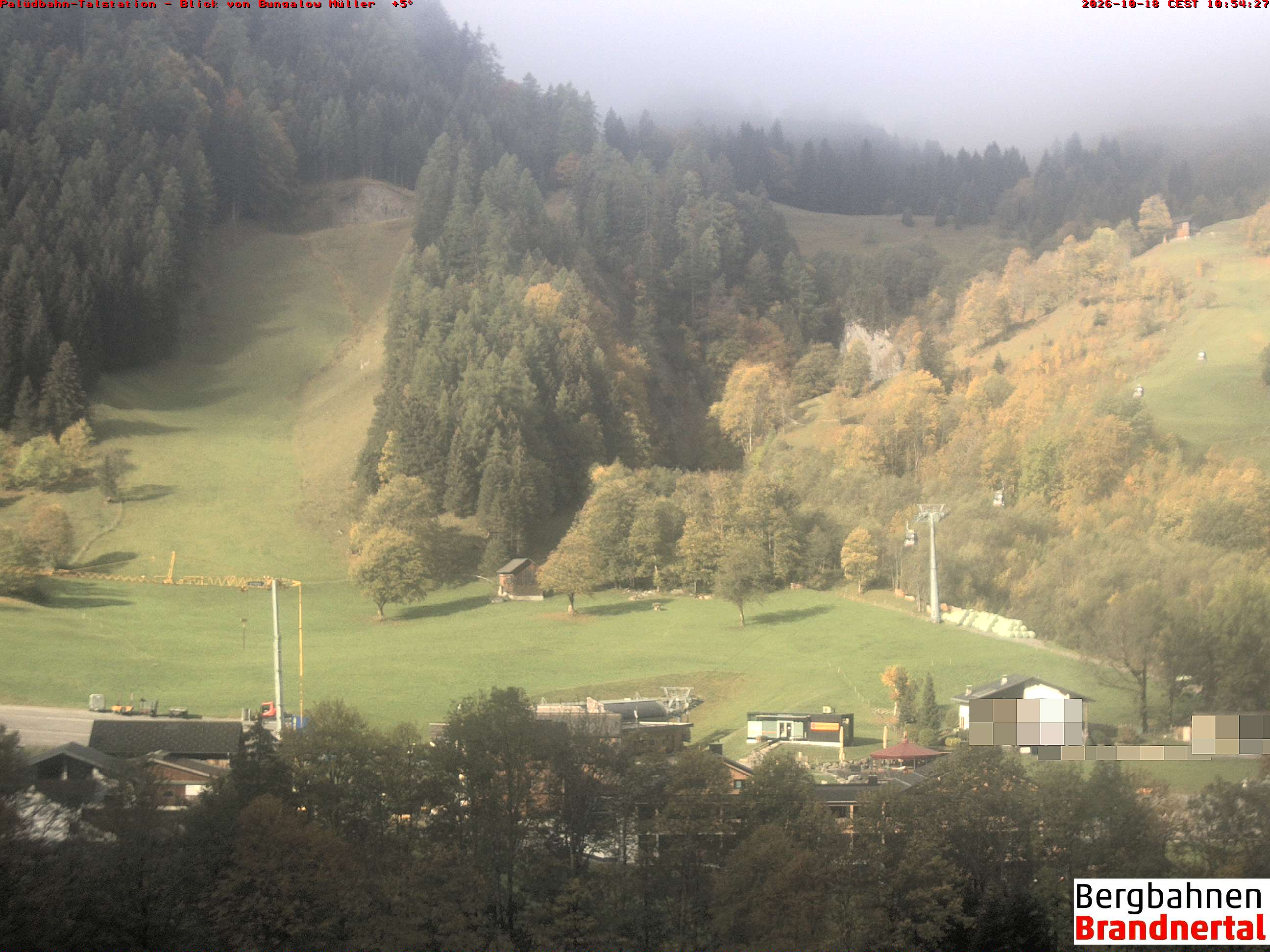 Blick auf Palüdbahn von Bungalow Müller
