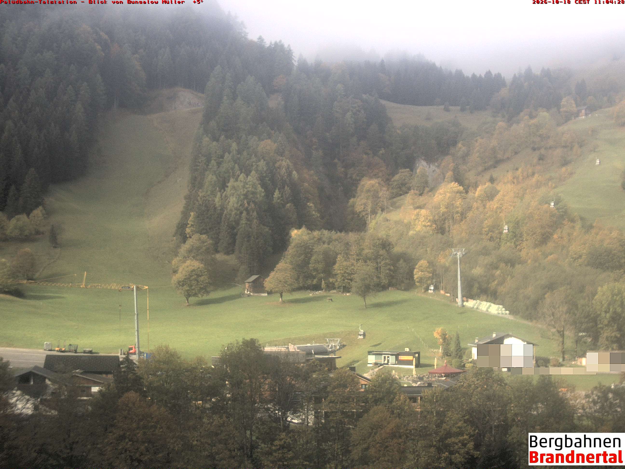 Blick auf Palüdbahn von Bungalow Müller