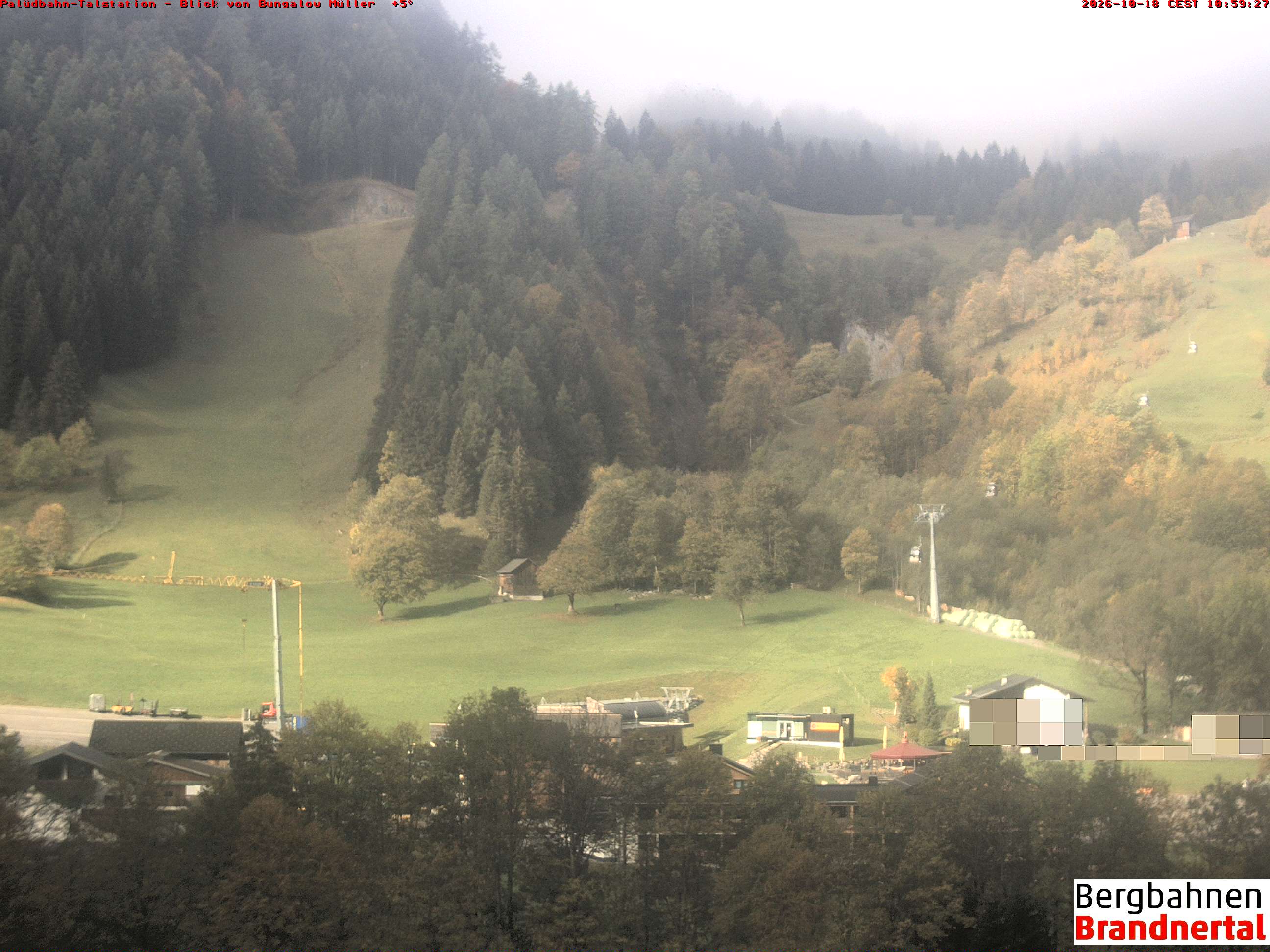 Blick auf Palüdbahn von Bungalow Müller