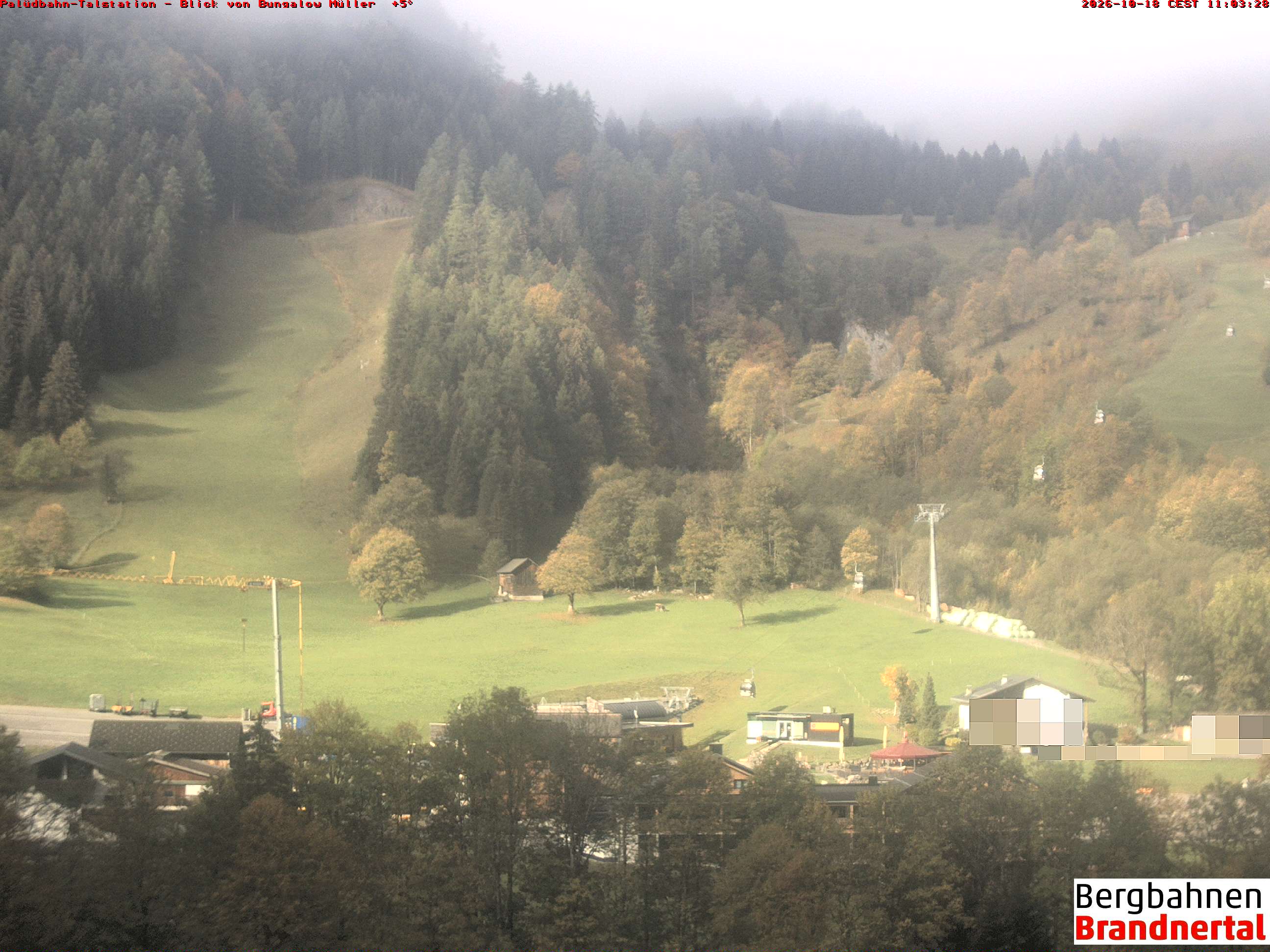 Blick auf Palüdbahn von Bungalow Müller