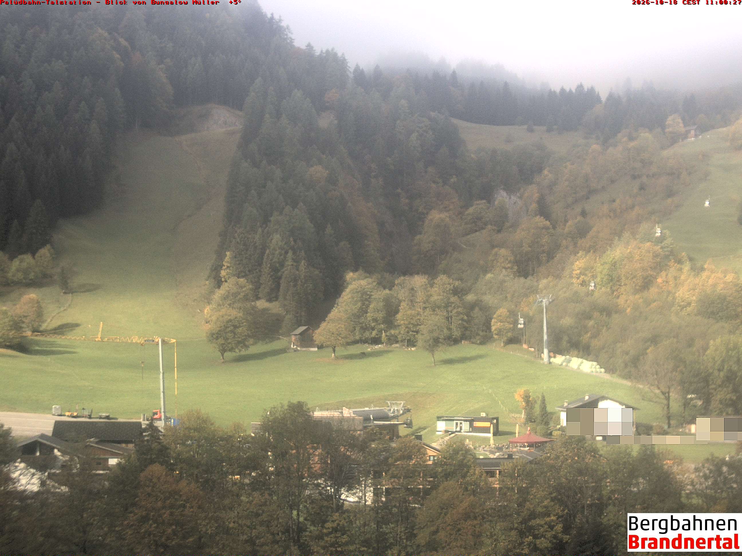 Blick auf Palüdbahn von Bungalow Müller