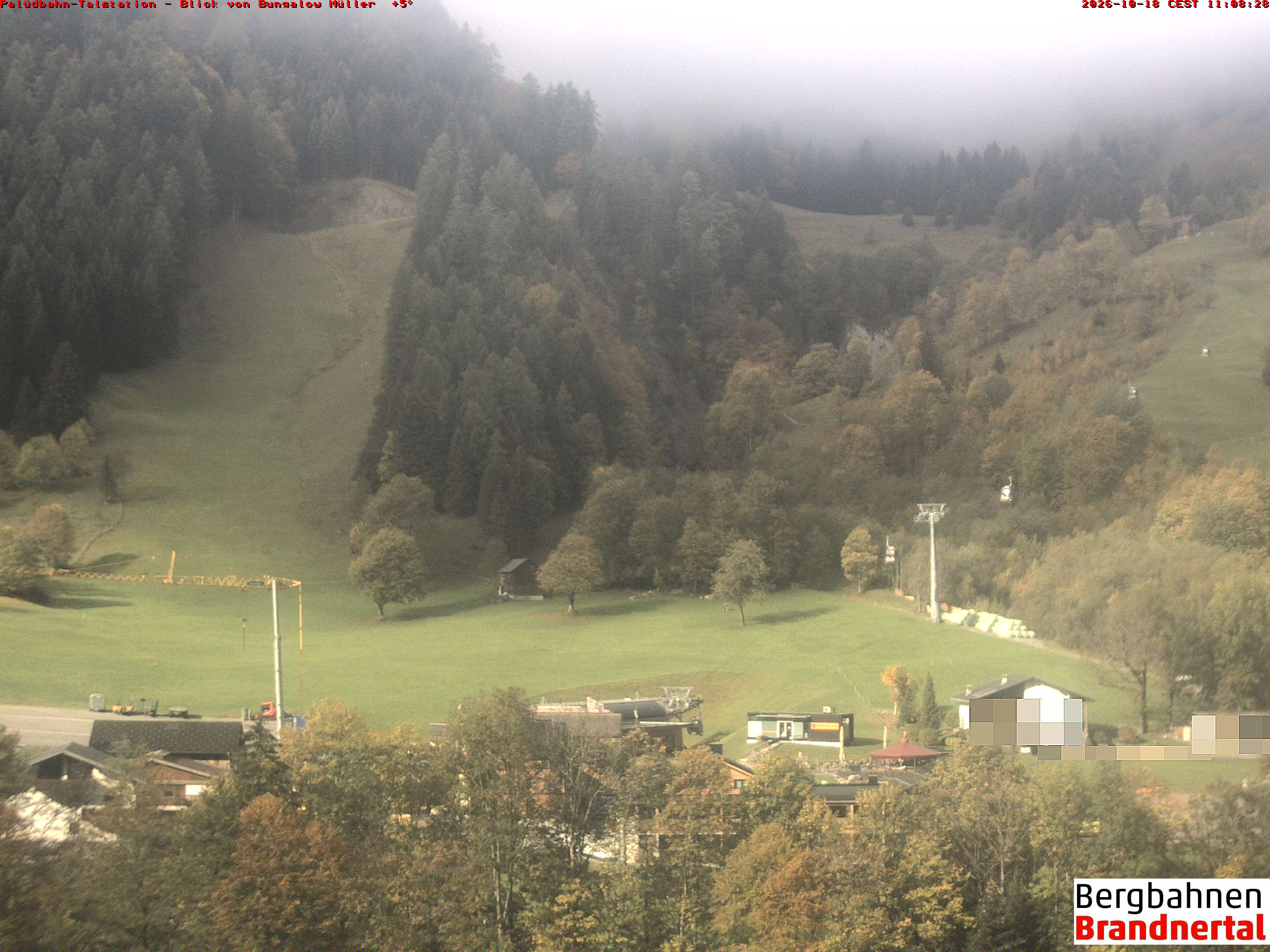 Blick auf Palüdbahn von Bungalow Müller