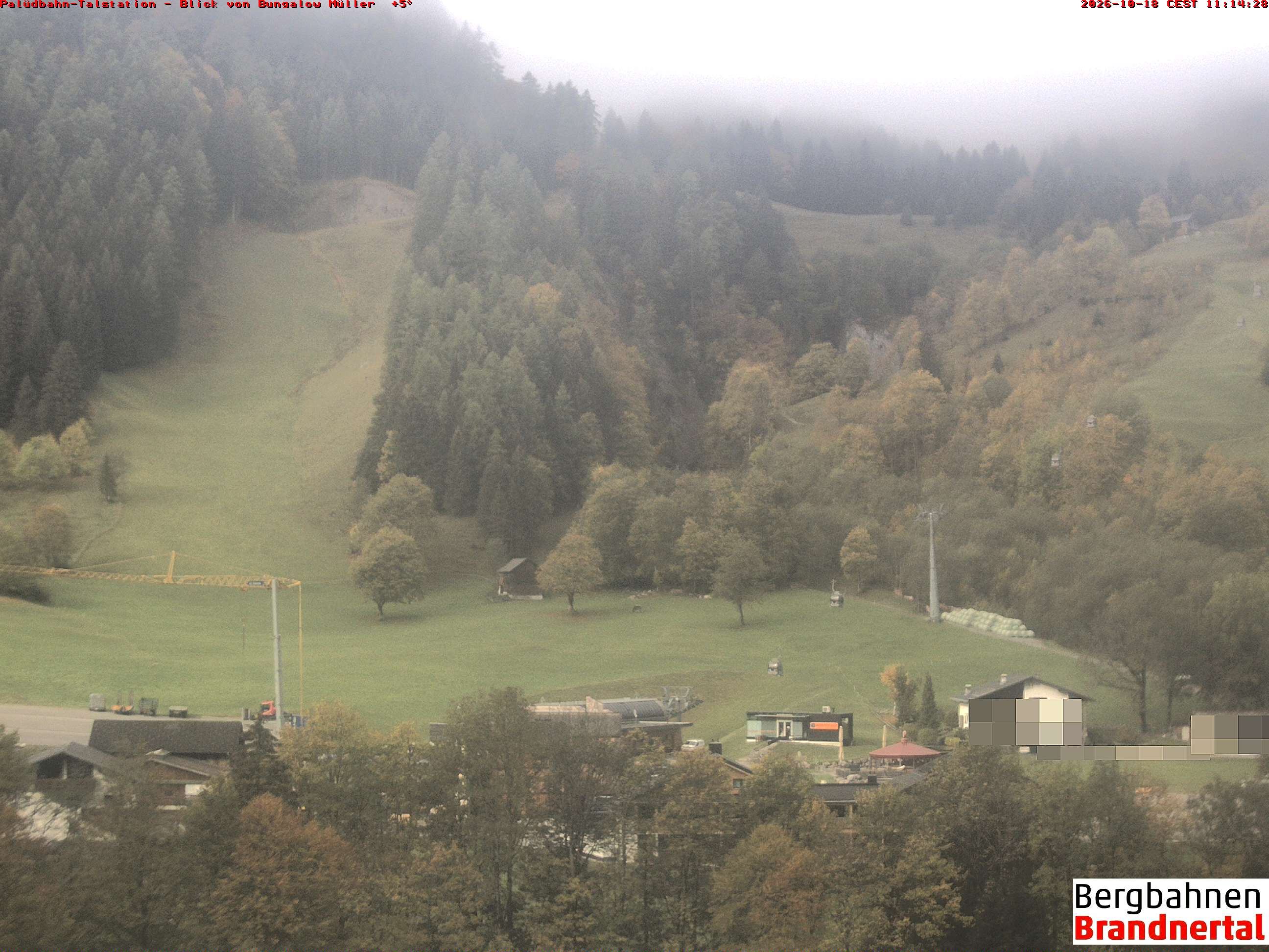 Blick auf Palüdbahn von Bungalow Müller