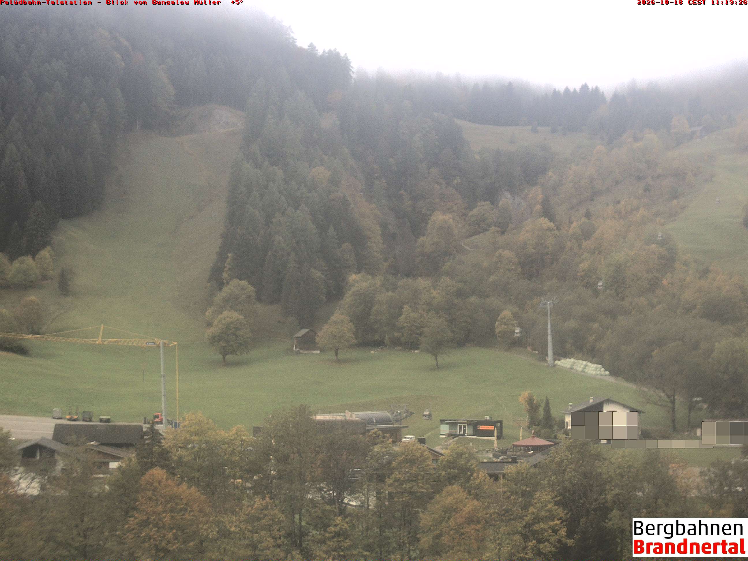 Blick auf Palüdbahn von Bungalow Müller