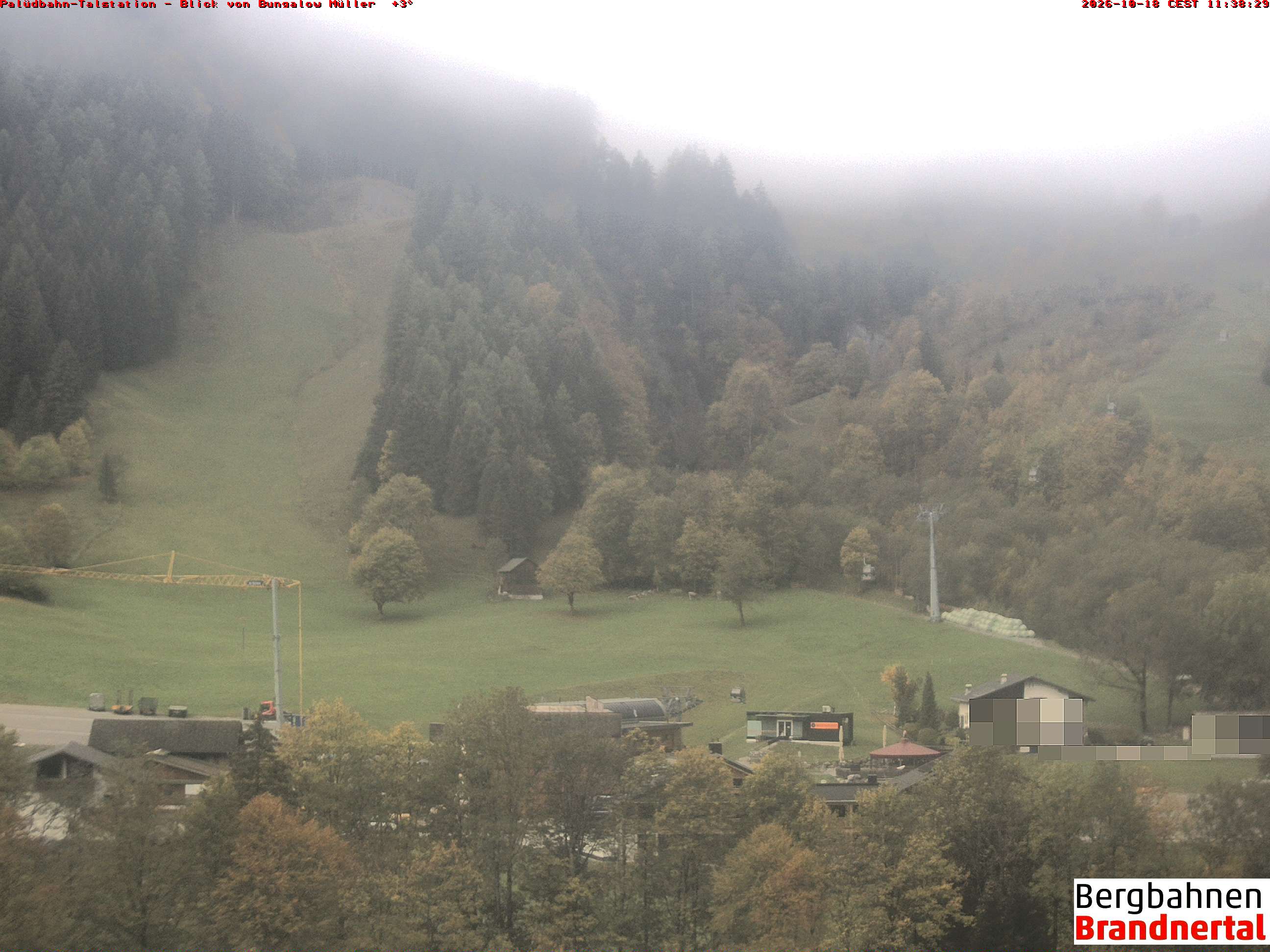 Blick auf Palüdbahn von Bungalow Müller