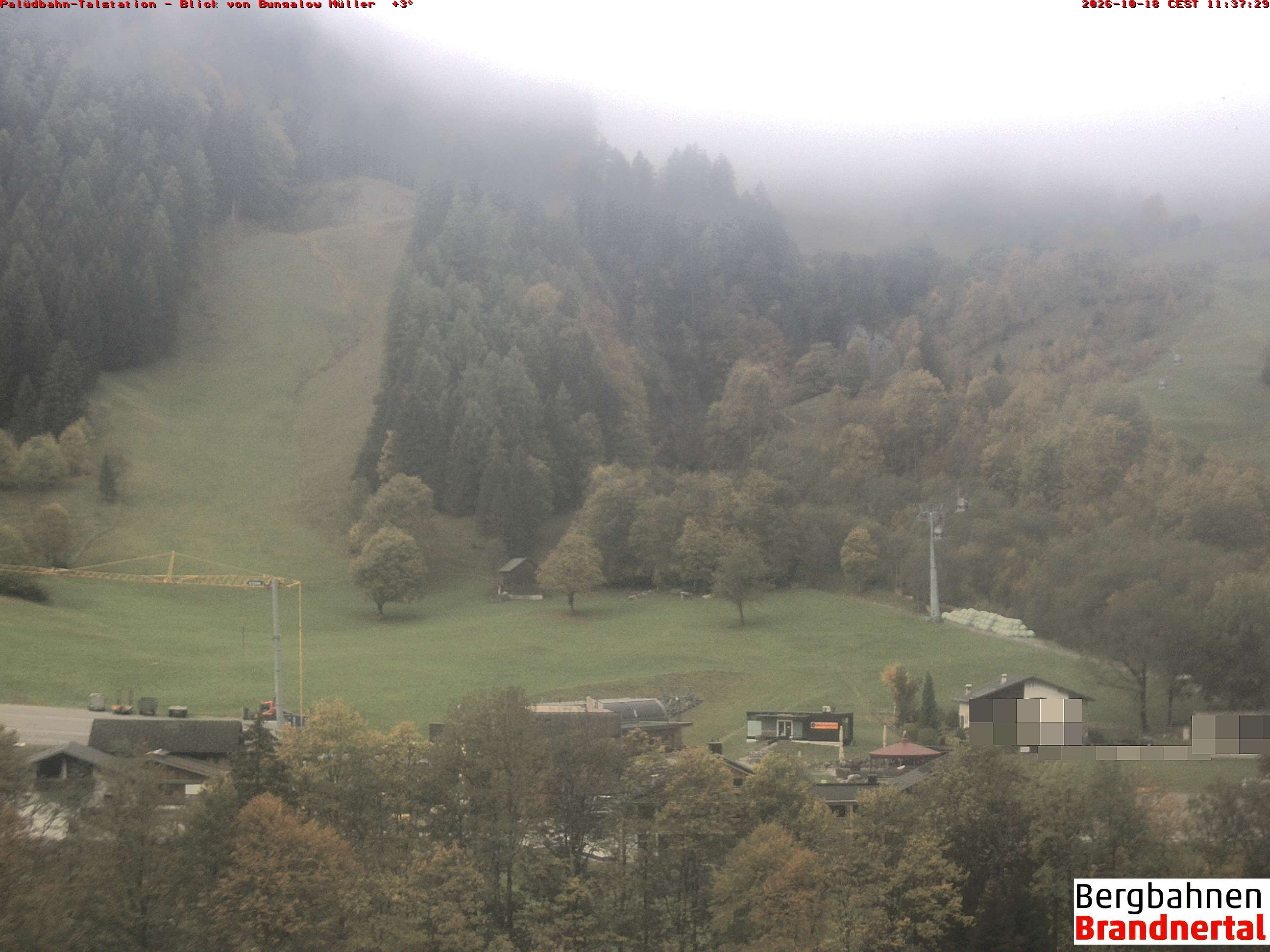Blick auf Palüdbahn von Bungalow Müller