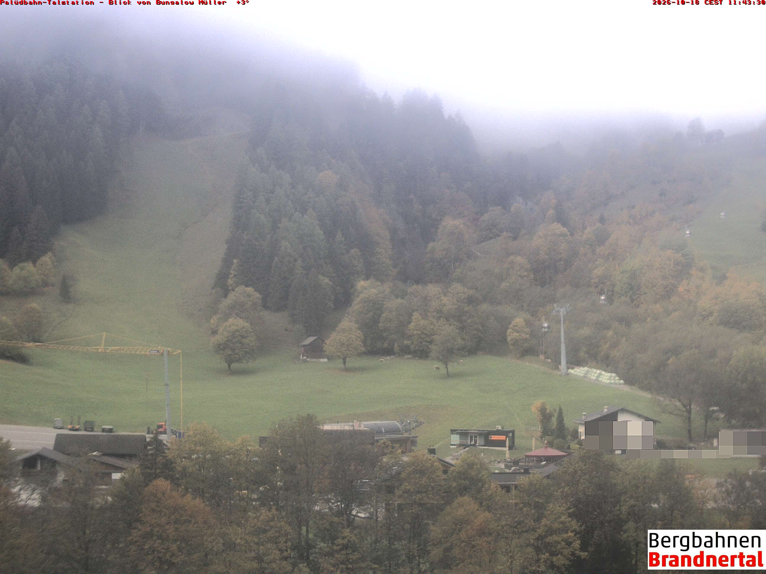 Blick auf Palüdbahn von Bungalow Müller