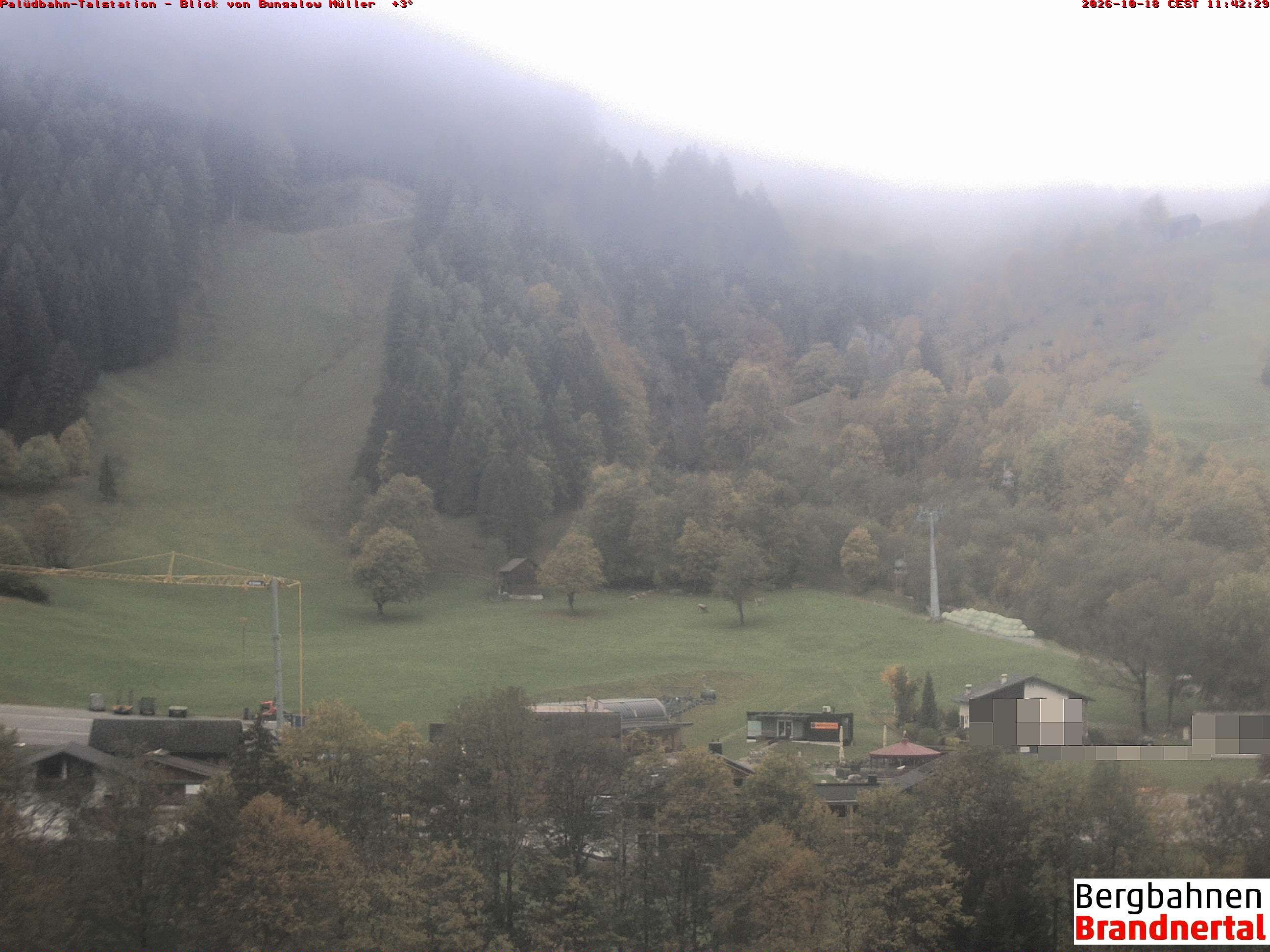 Blick auf Palüdbahn von Bungalow Müller