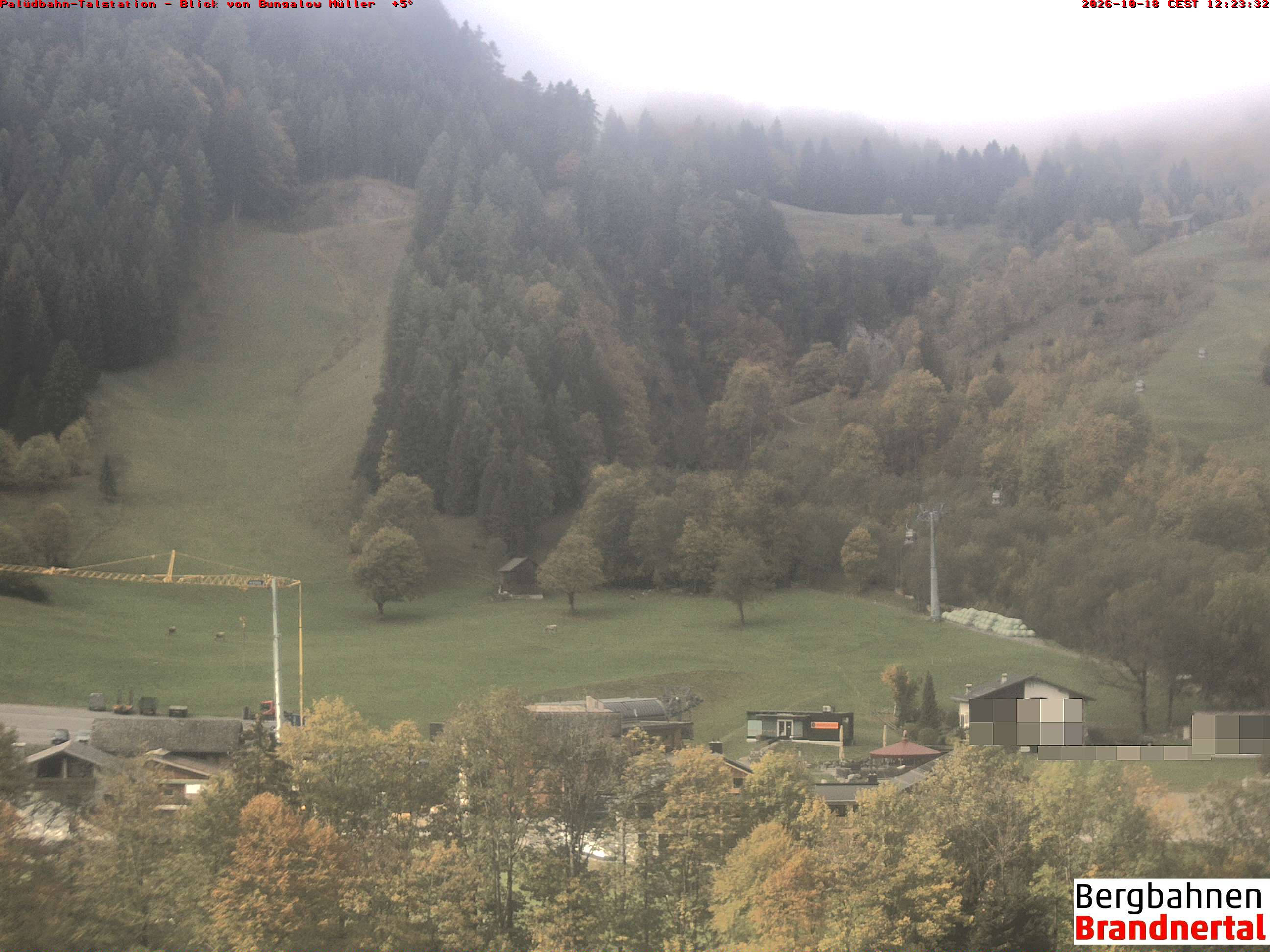 Blick auf Palüdbahn von Bungalow Müller