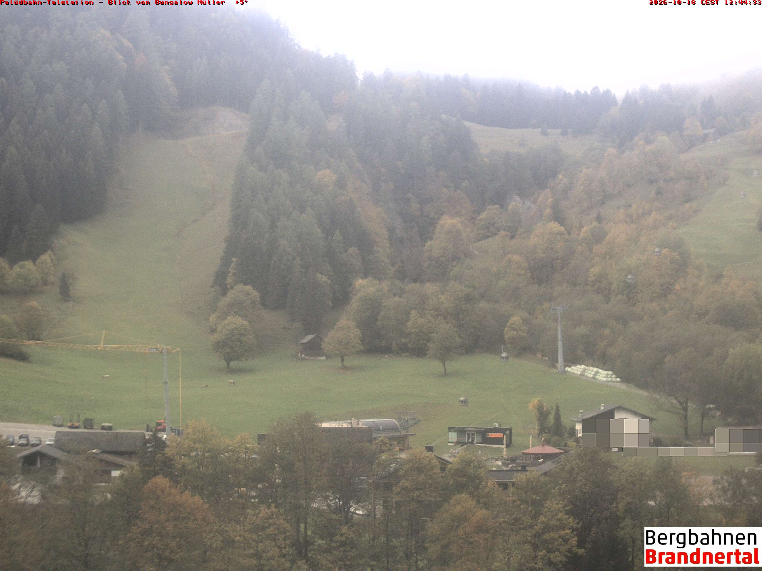 Blick auf Palüdbahn von Bungalow Müller