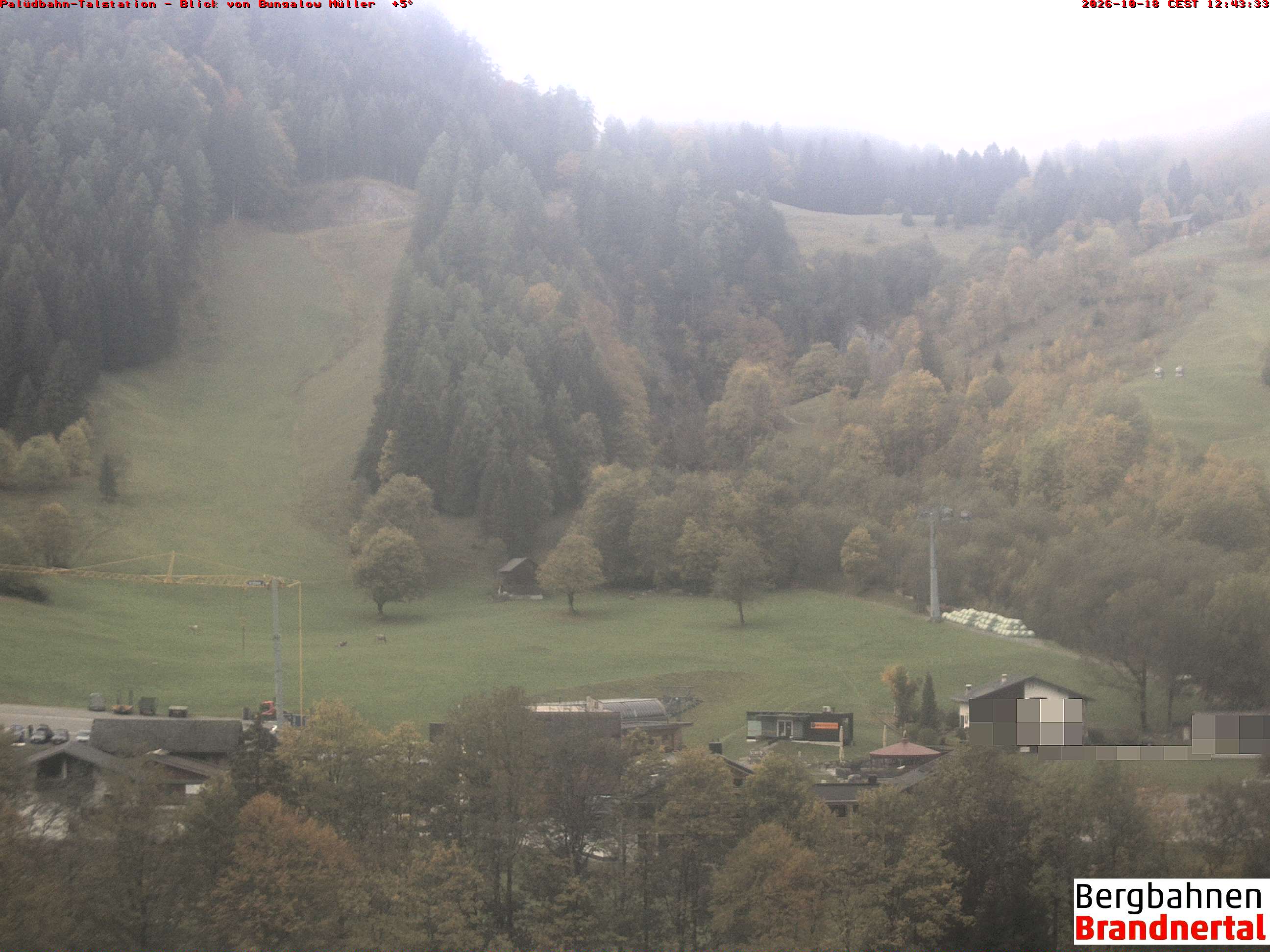Blick auf Palüdbahn von Bungalow Müller