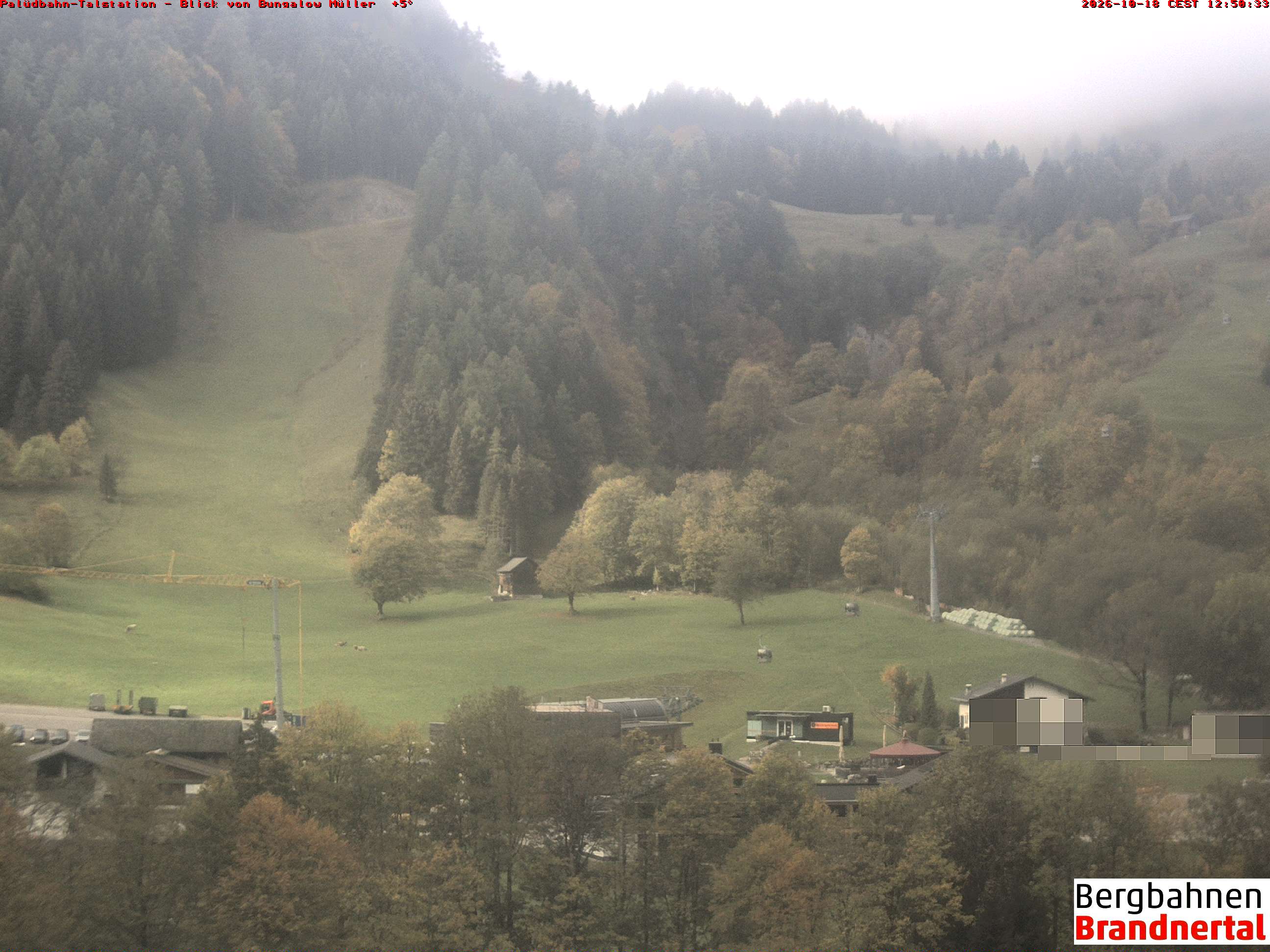 Blick auf Palüdbahn von Bungalow Müller