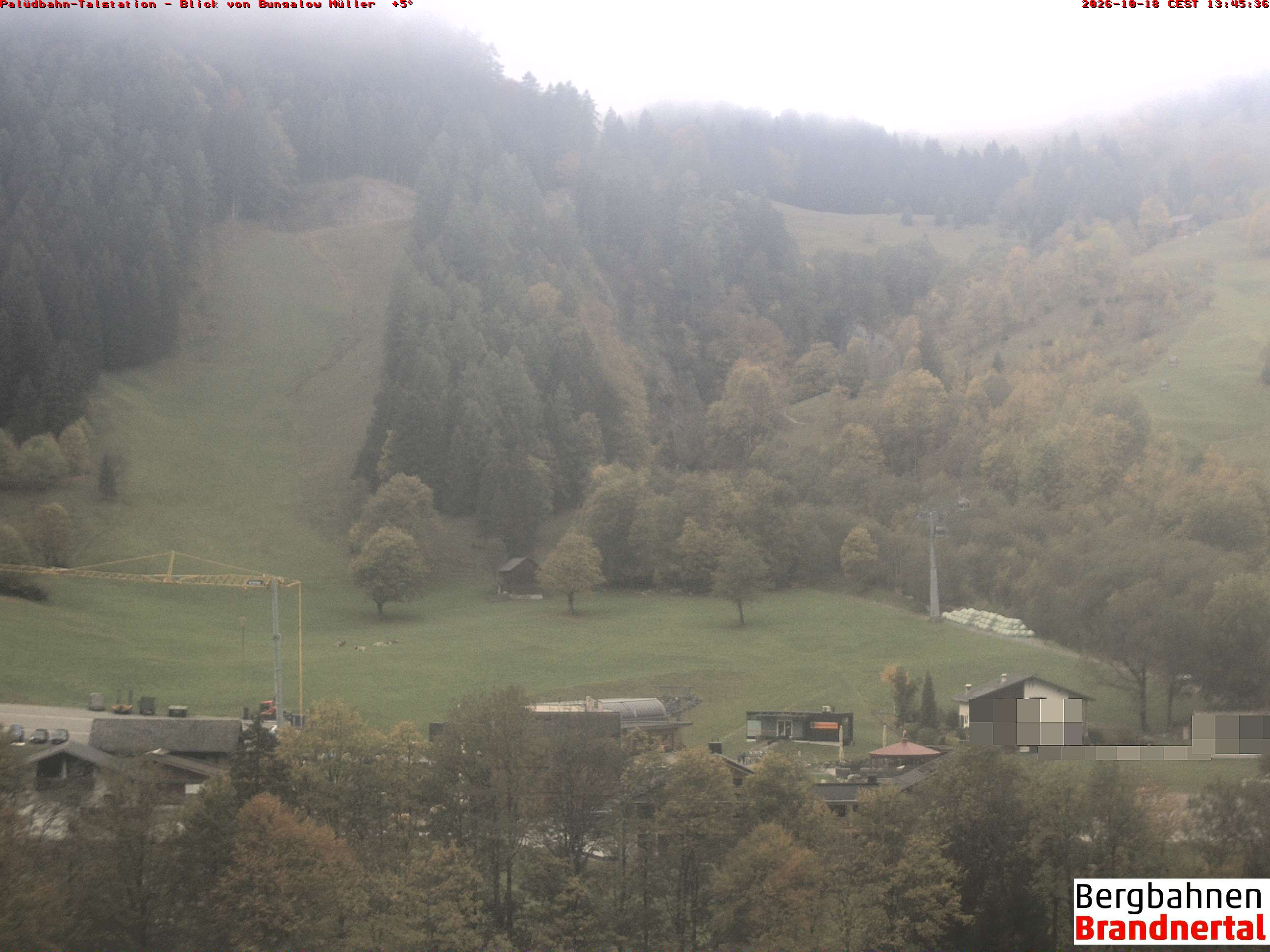 Blick auf Palüdbahn von Bungalow Müller