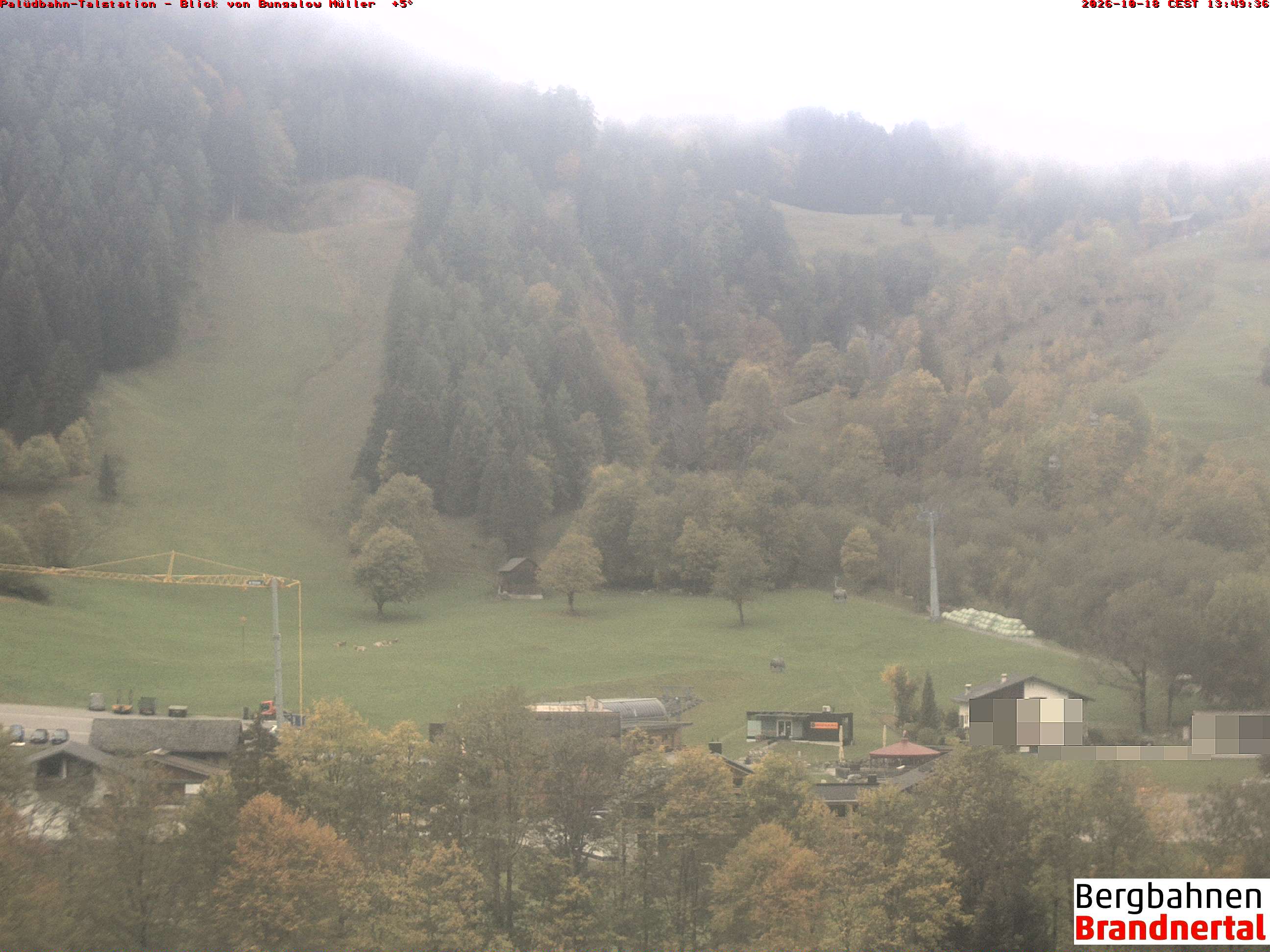 Blick auf Palüdbahn von Bungalow Müller