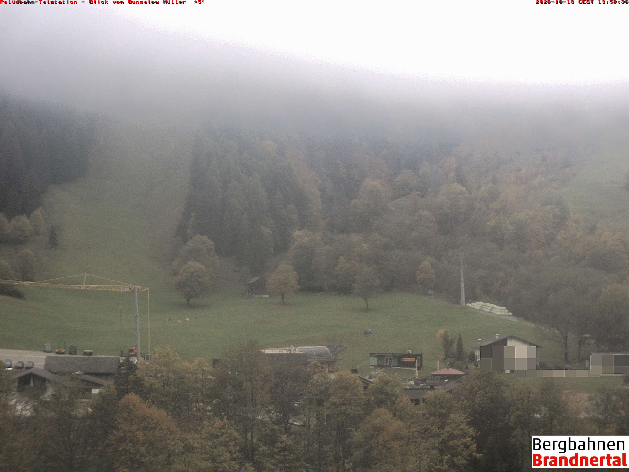 Blick auf Palüdbahn von Bungalow Müller