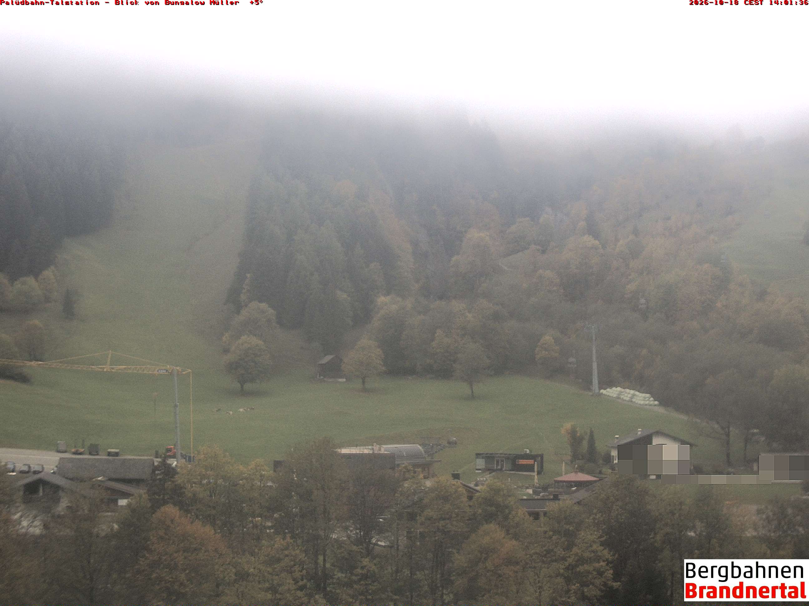 Blick auf Palüdbahn von Bungalow Müller