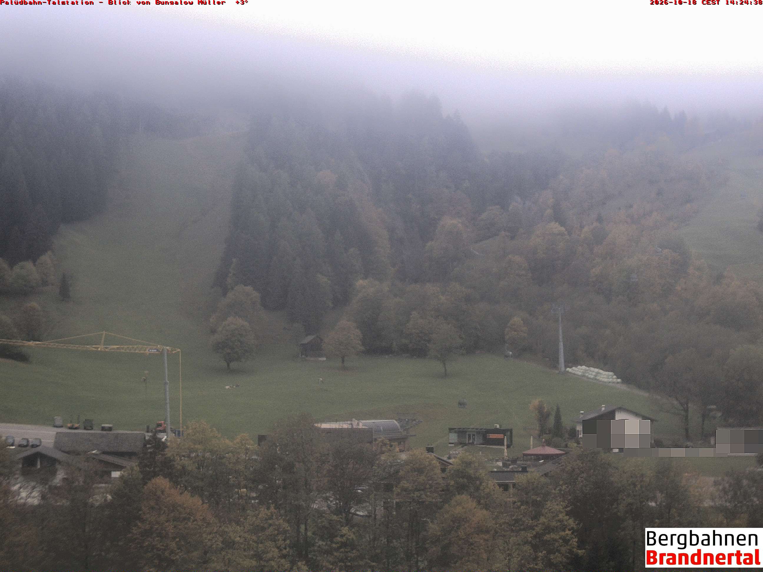 Blick auf Palüdbahn von Bungalow Müller