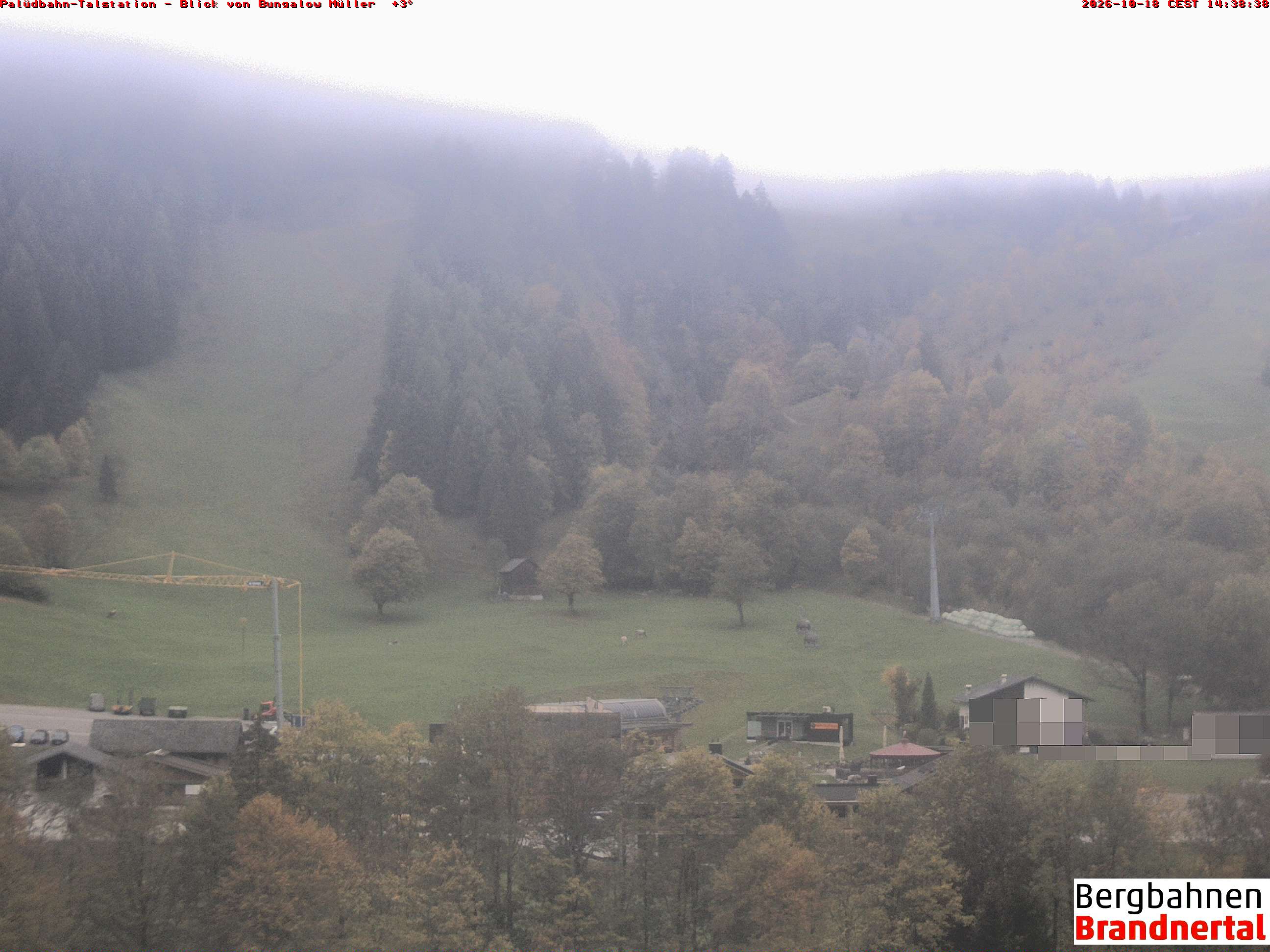 Blick auf Palüdbahn von Bungalow Müller