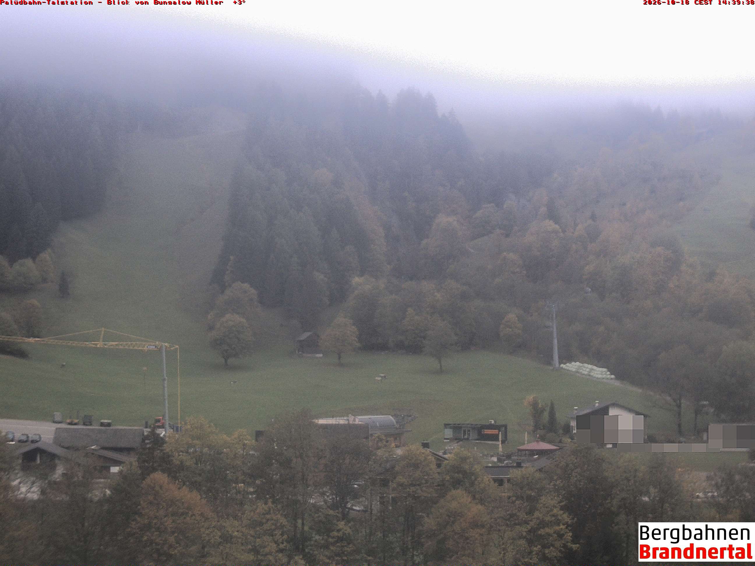 Blick auf Palüdbahn von Bungalow Müller