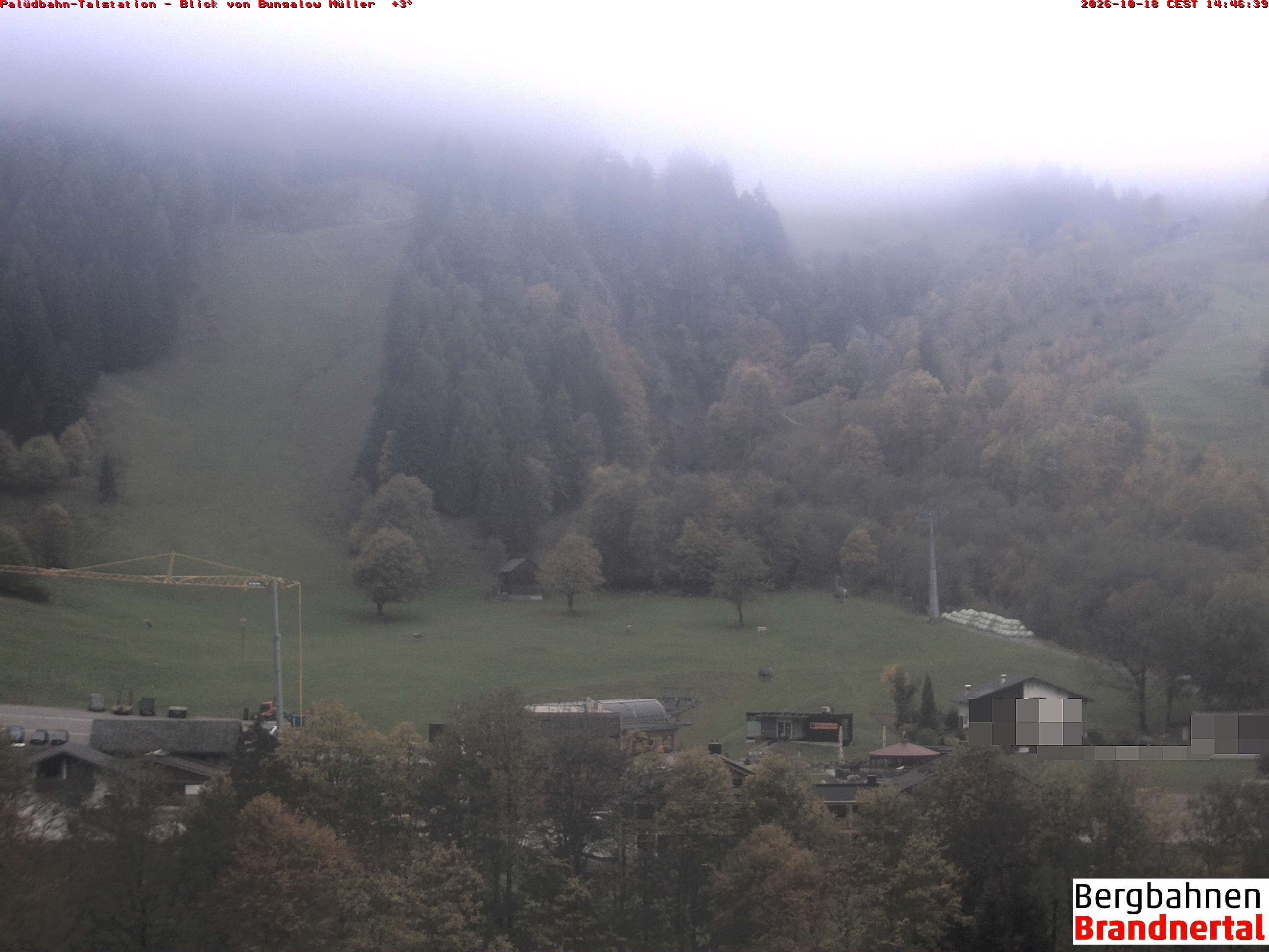 Blick auf Palüdbahn von Bungalow Müller