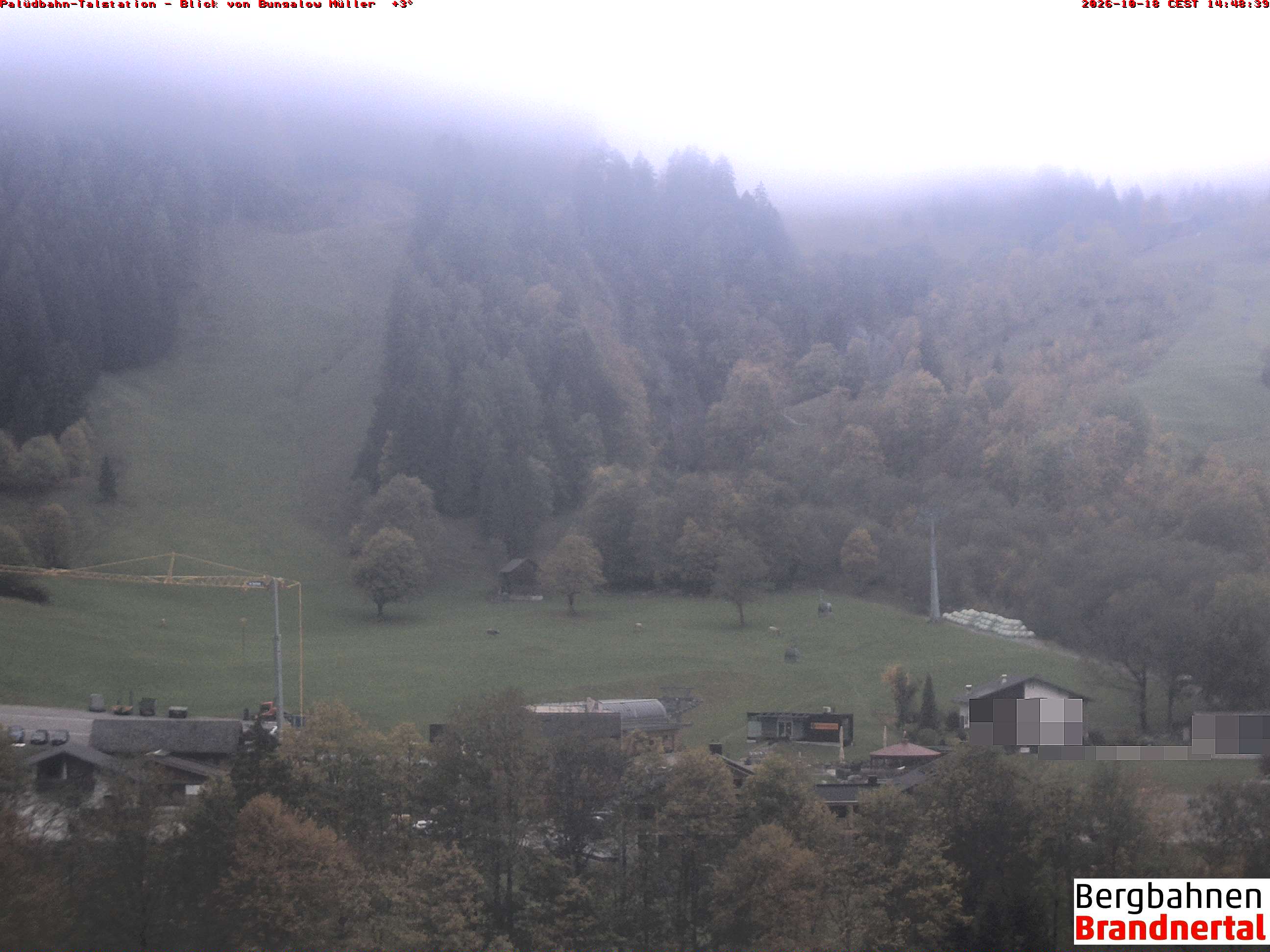 Blick auf Palüdbahn von Bungalow Müller