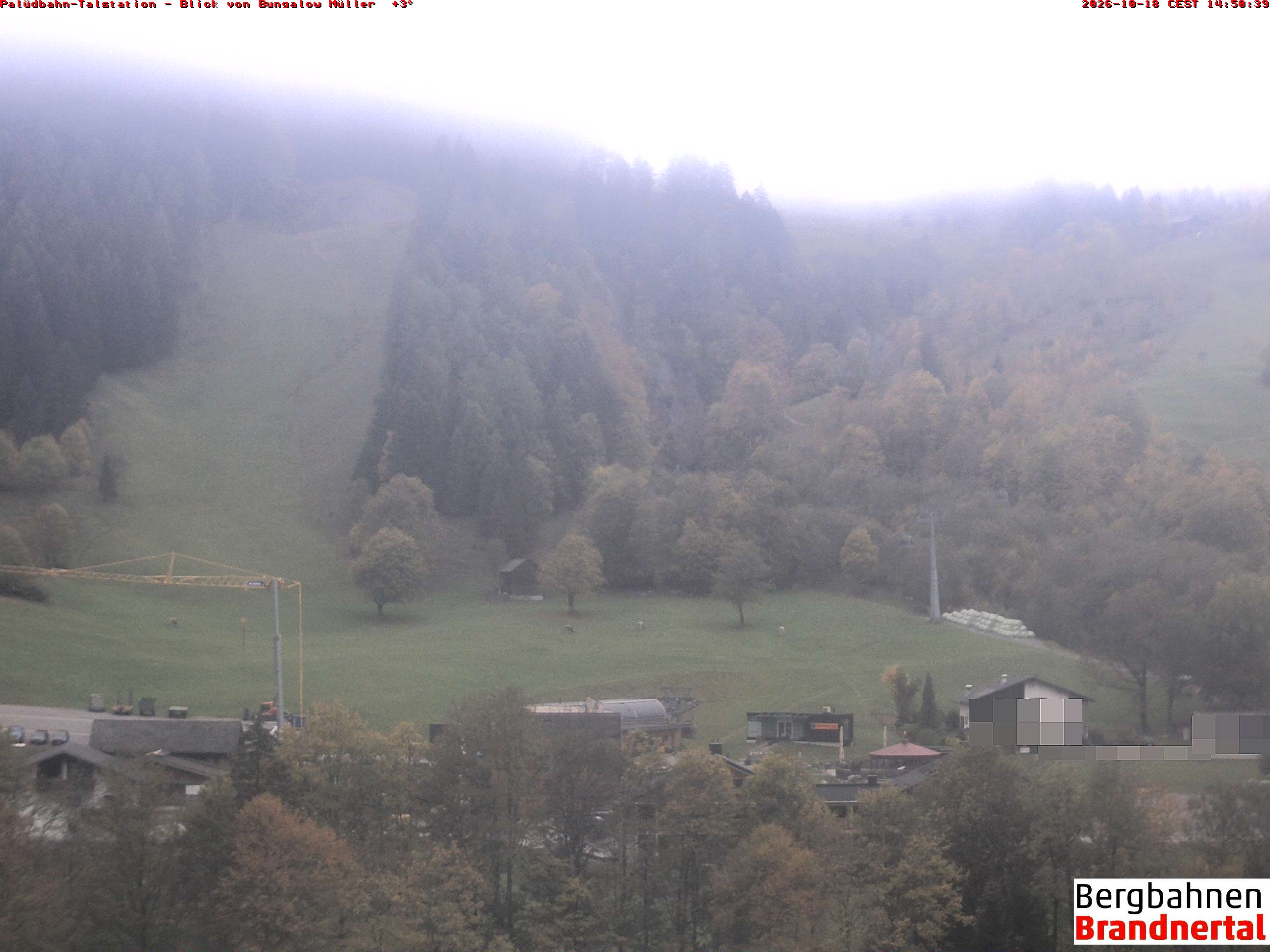 Blick auf Palüdbahn von Bungalow Müller