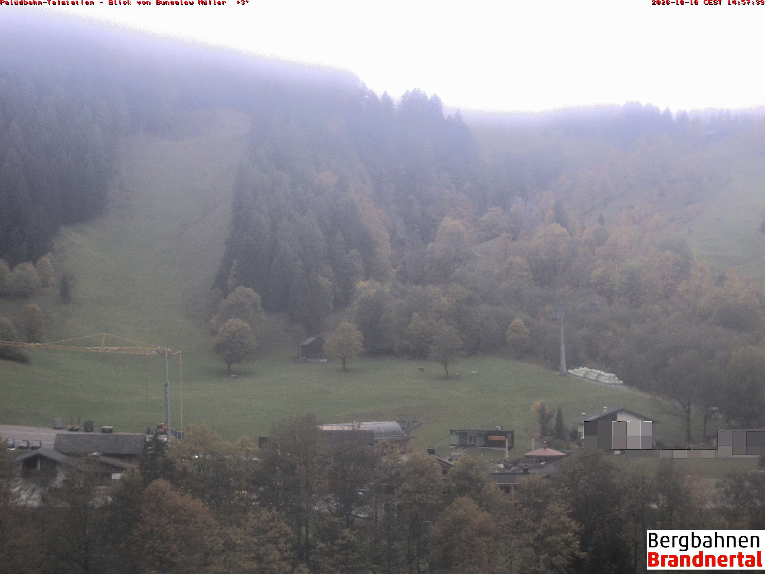 Blick auf Palüdbahn von Bungalow Müller