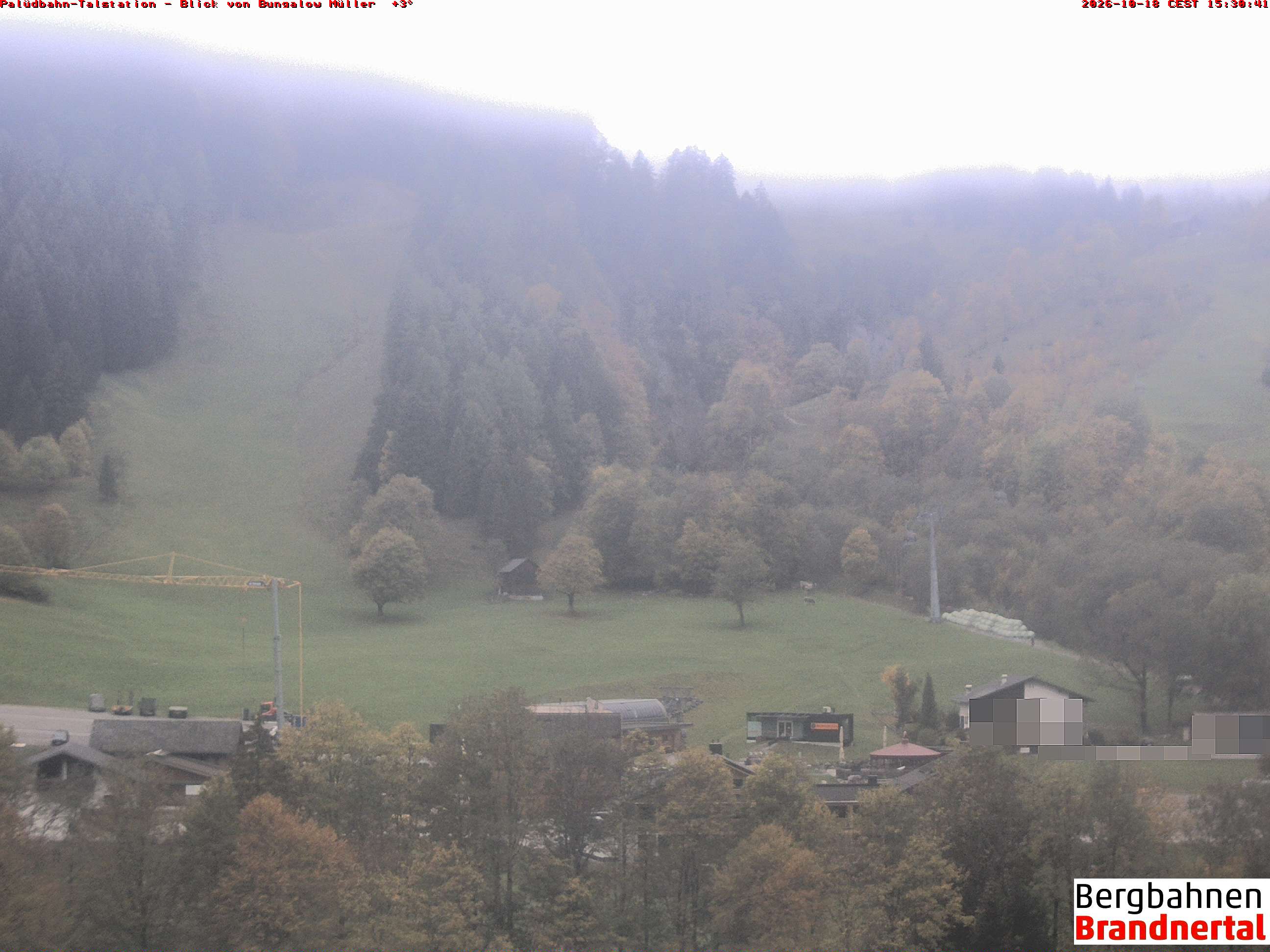 Blick auf Palüdbahn von Bungalow Müller