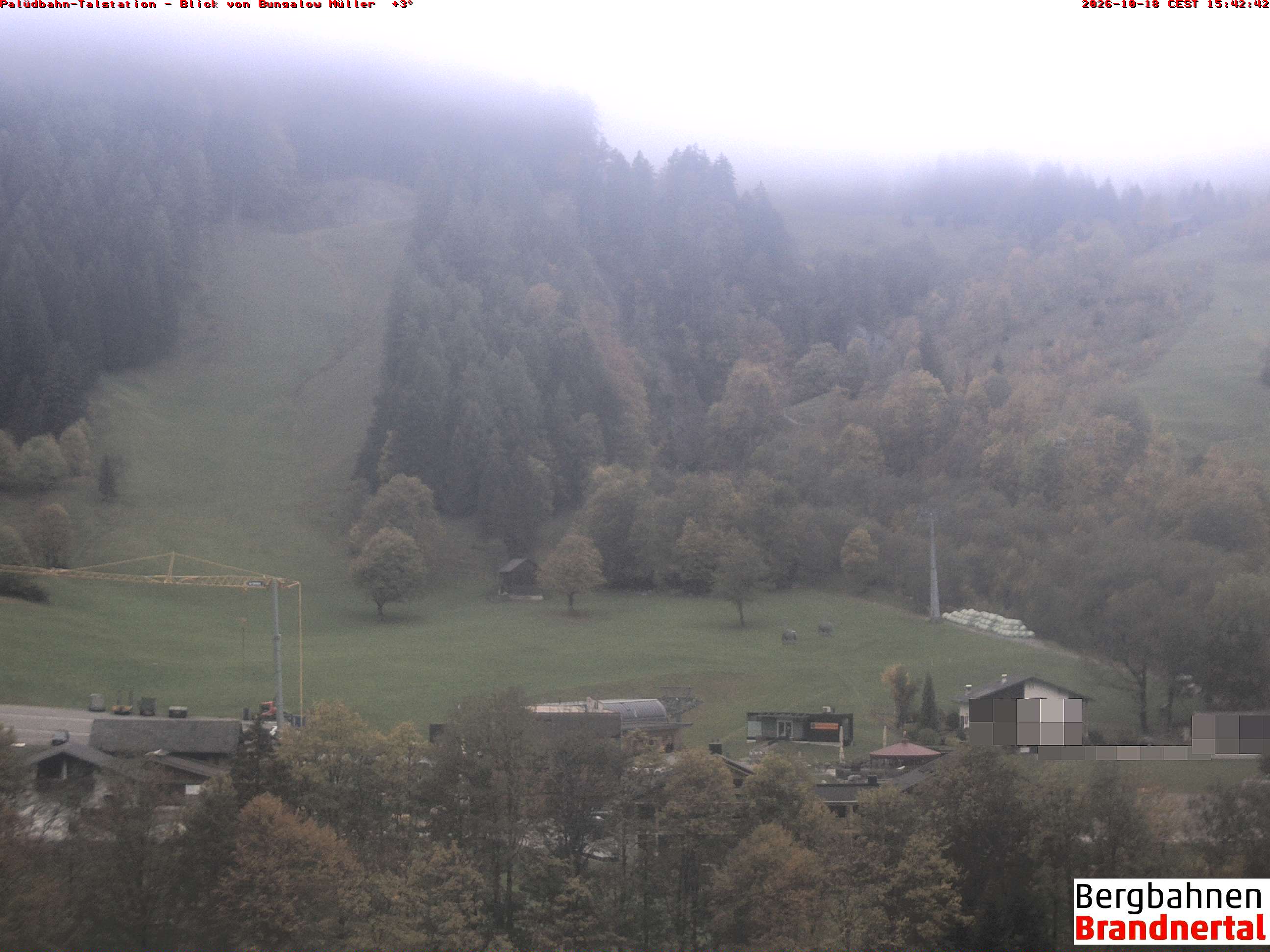 Blick auf Palüdbahn von Bungalow Müller