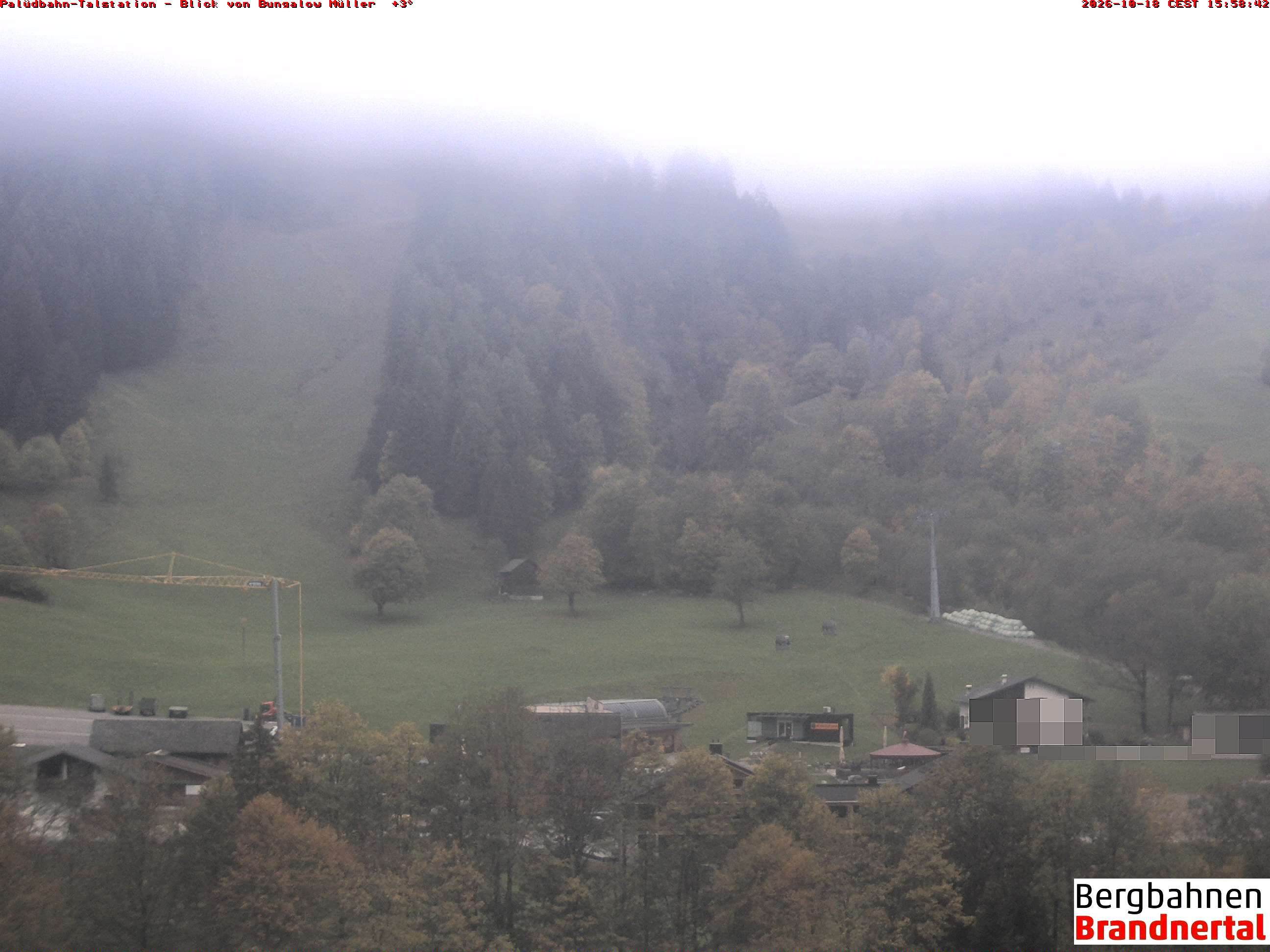 Blick auf Palüdbahn von Bungalow Müller