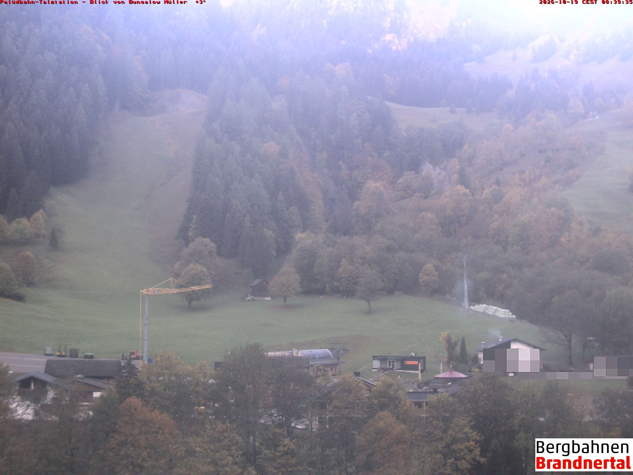 Blick auf Palüdbahn von Bungalow Müller