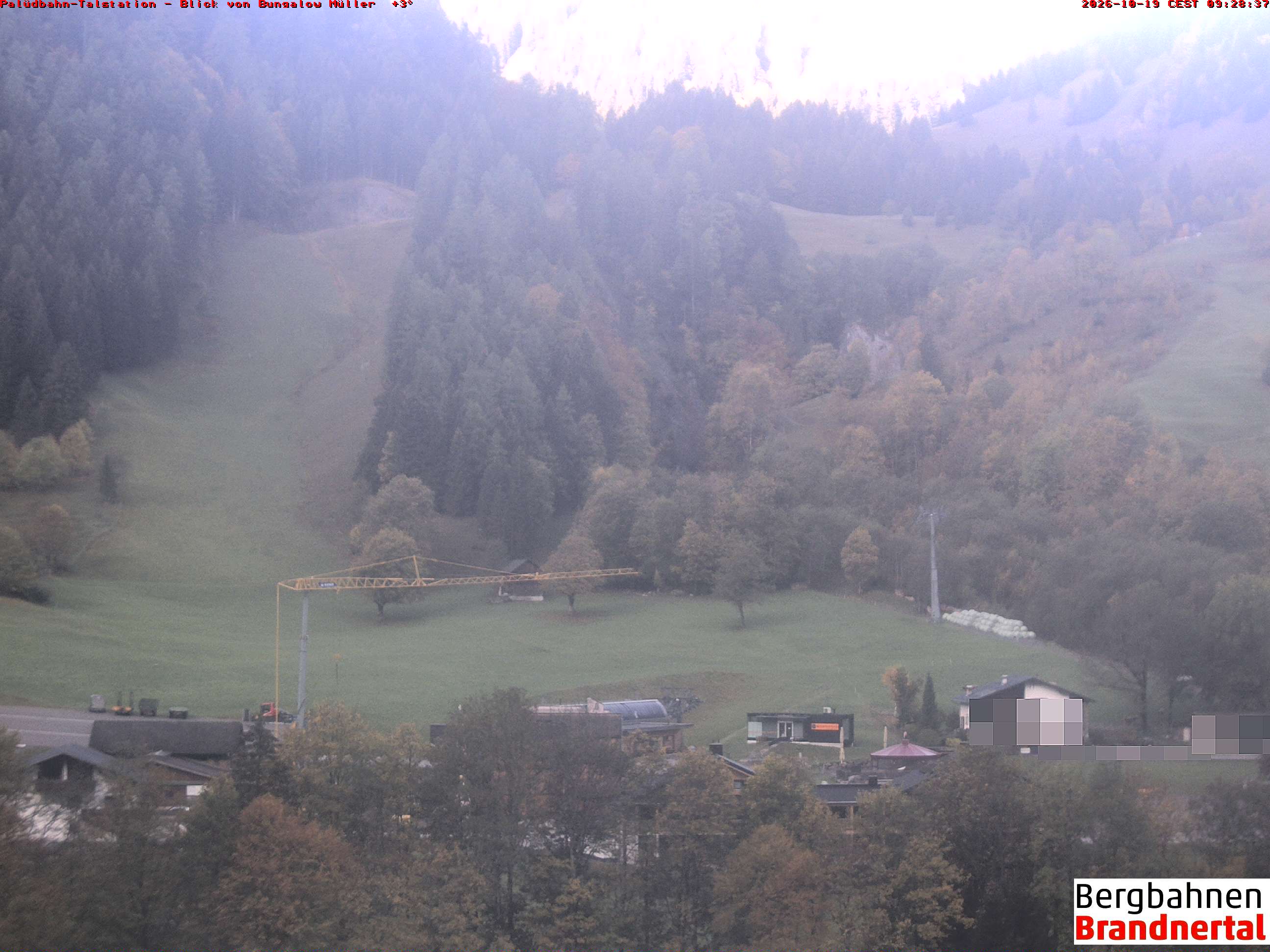 Blick auf Palüdbahn von Bungalow Müller