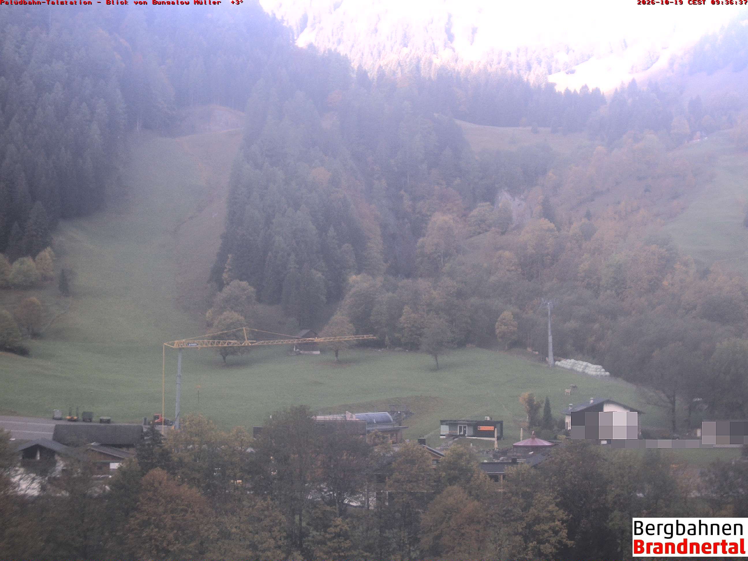 Blick auf Palüdbahn von Bungalow Müller