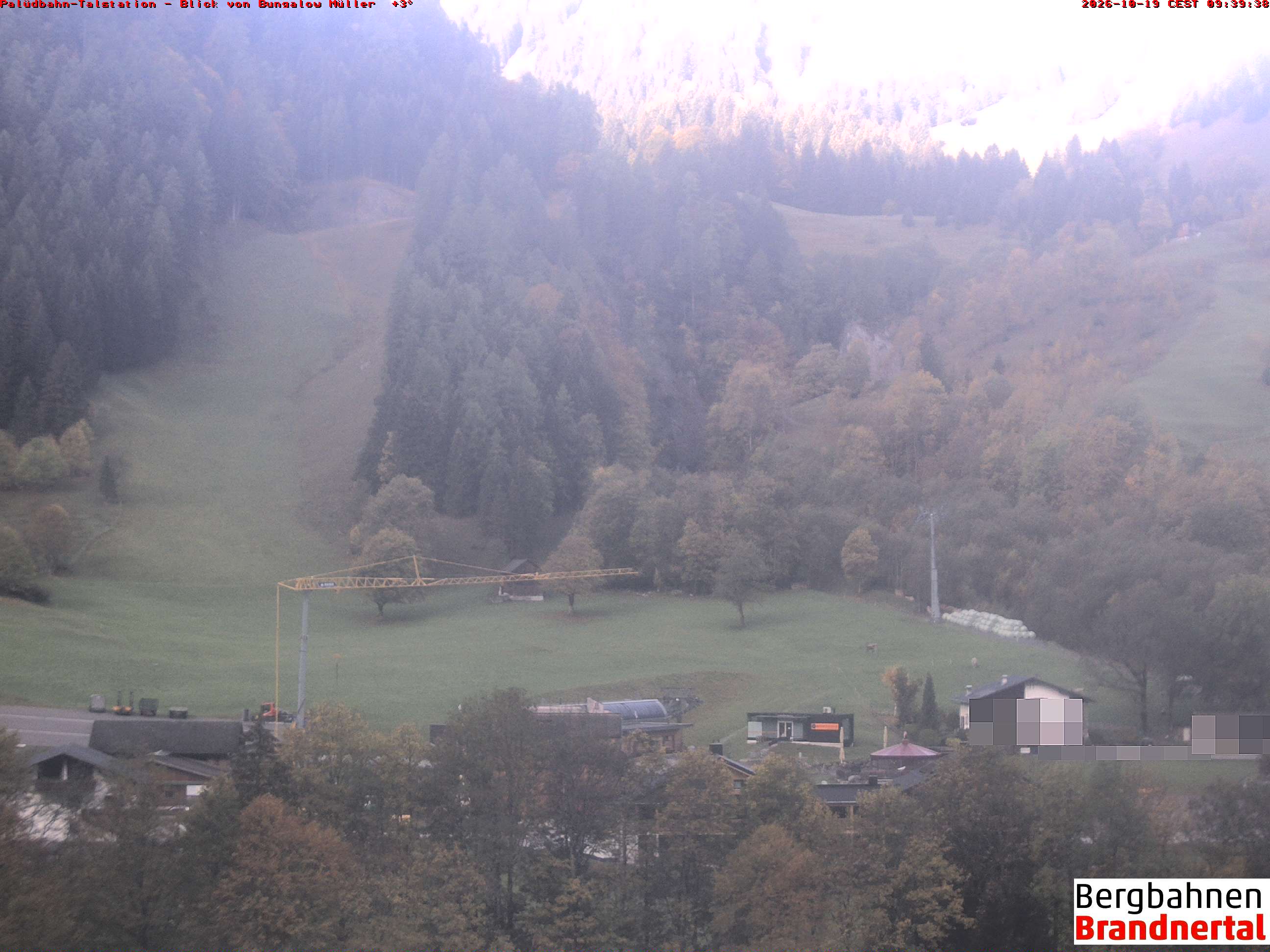 Blick auf Palüdbahn von Bungalow Müller