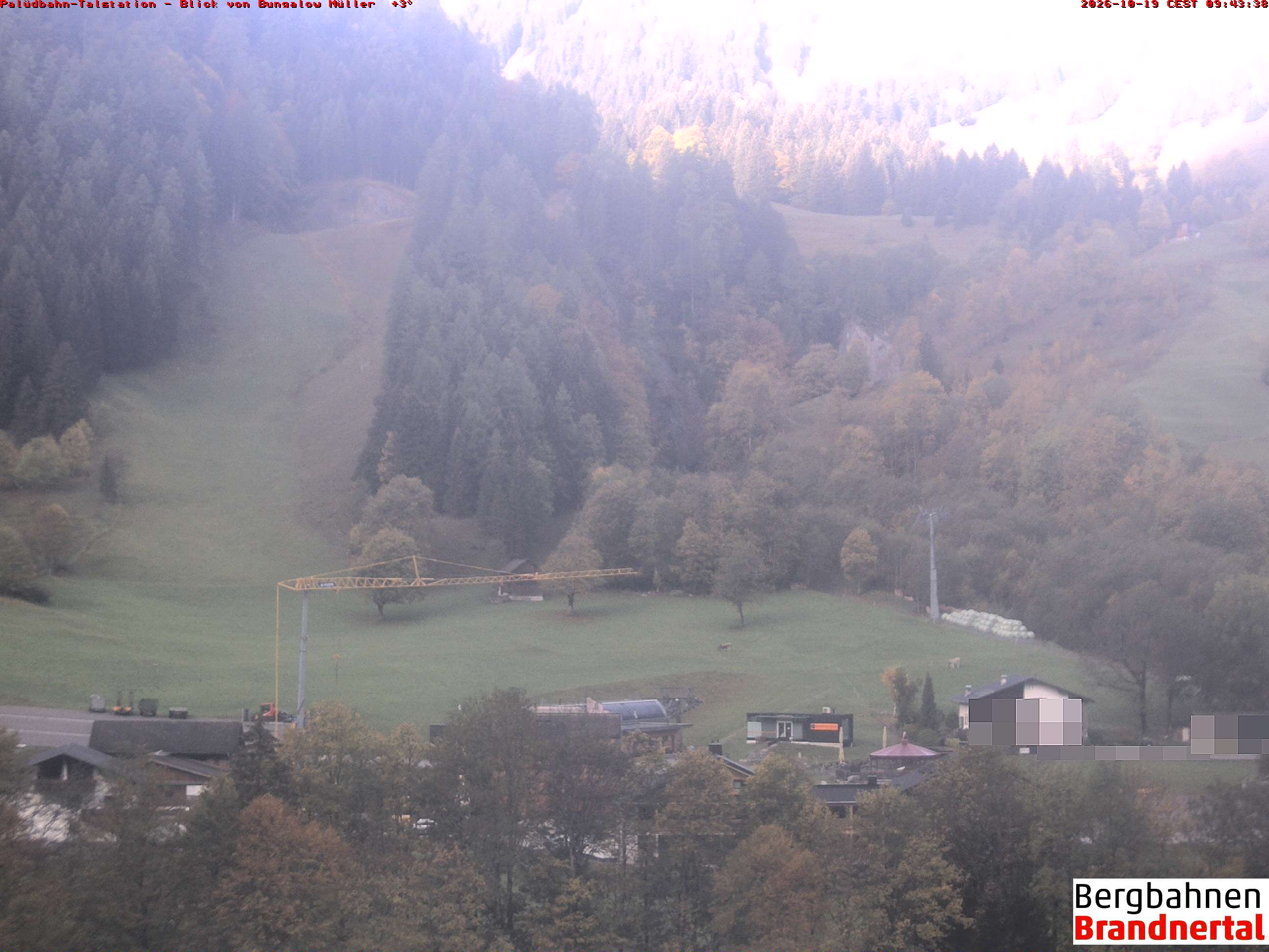 Blick auf Palüdbahn von Bungalow Müller