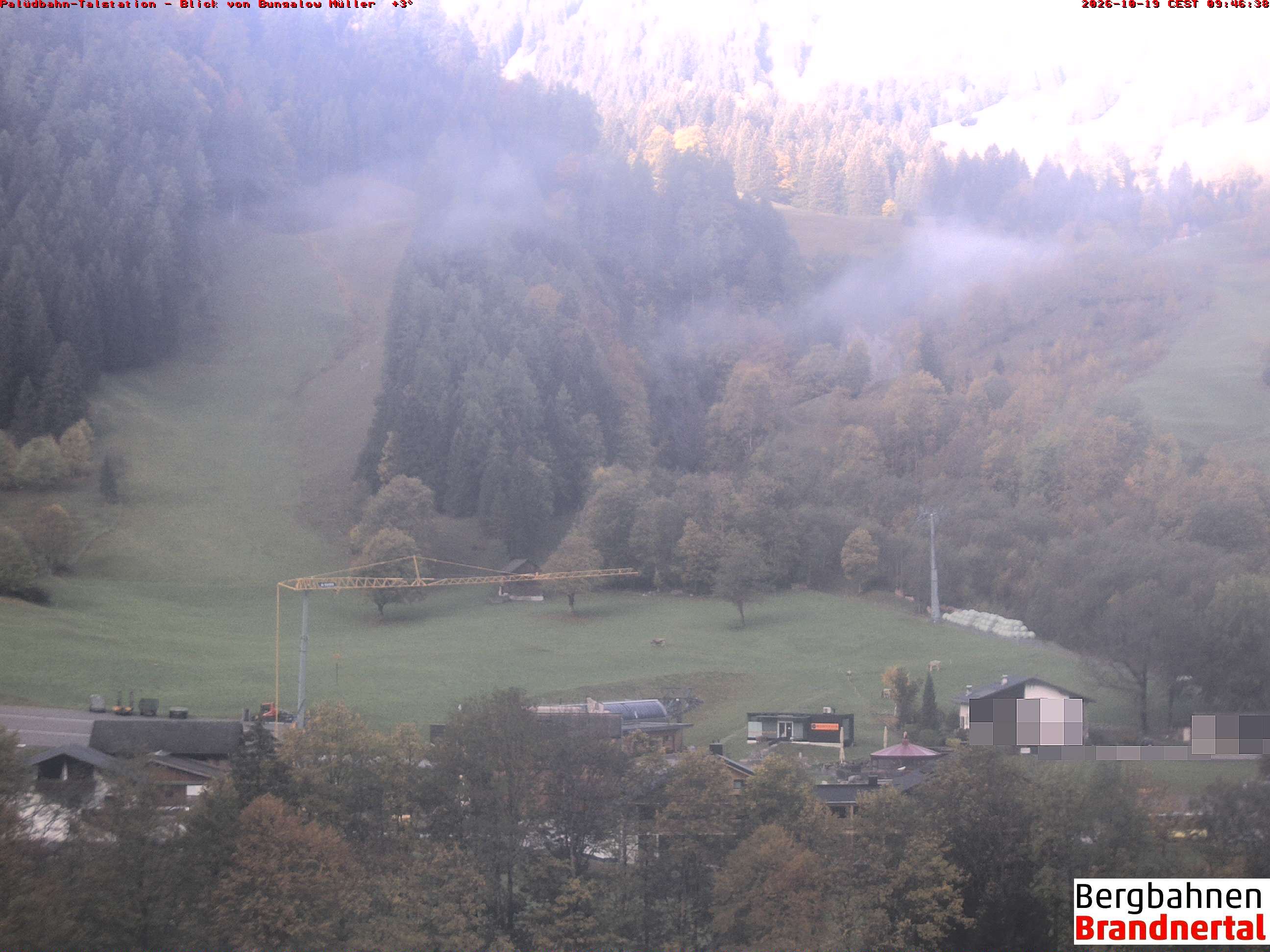 Blick auf Palüdbahn von Bungalow Müller