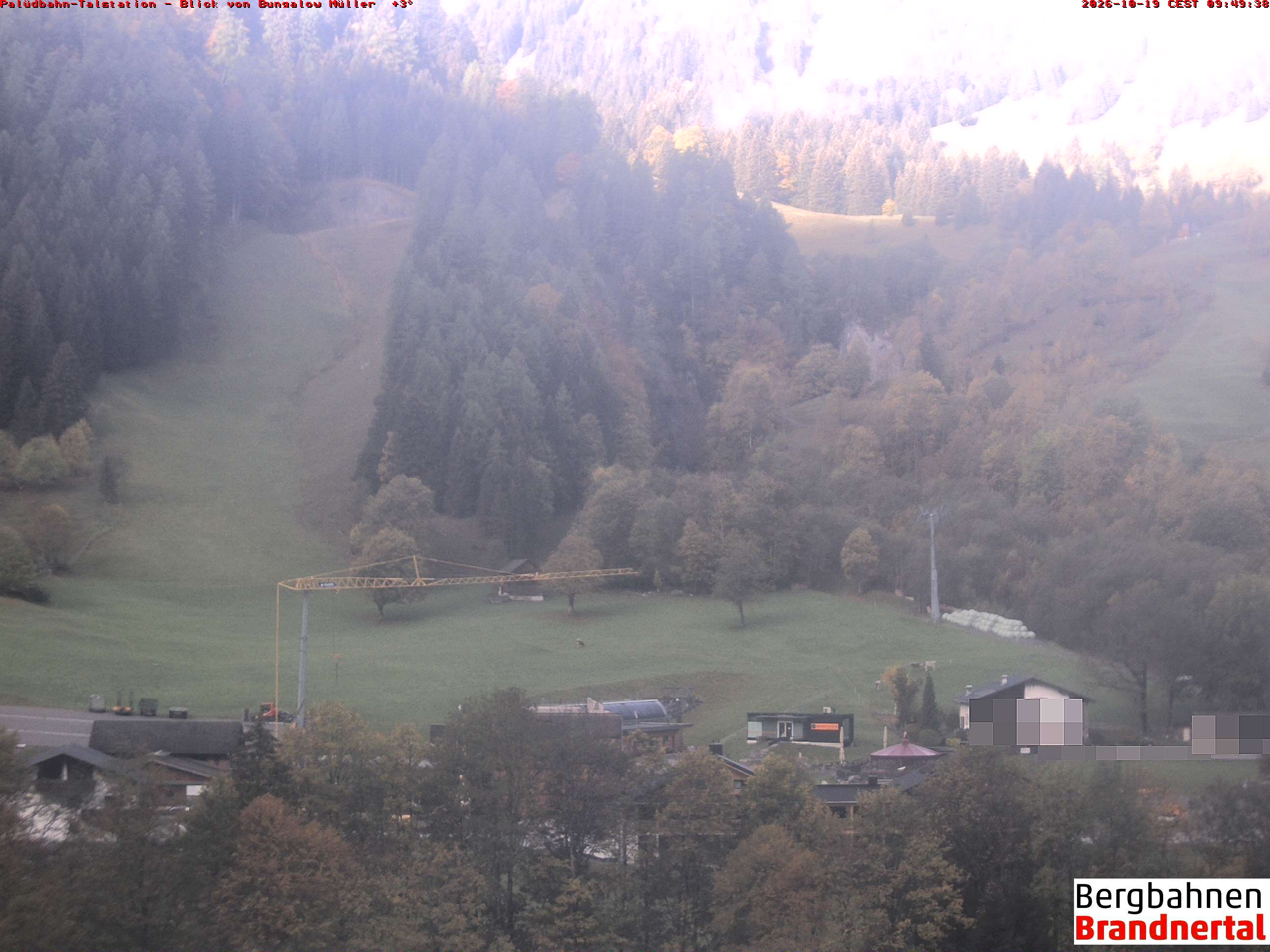 Blick auf Palüdbahn von Bungalow Müller