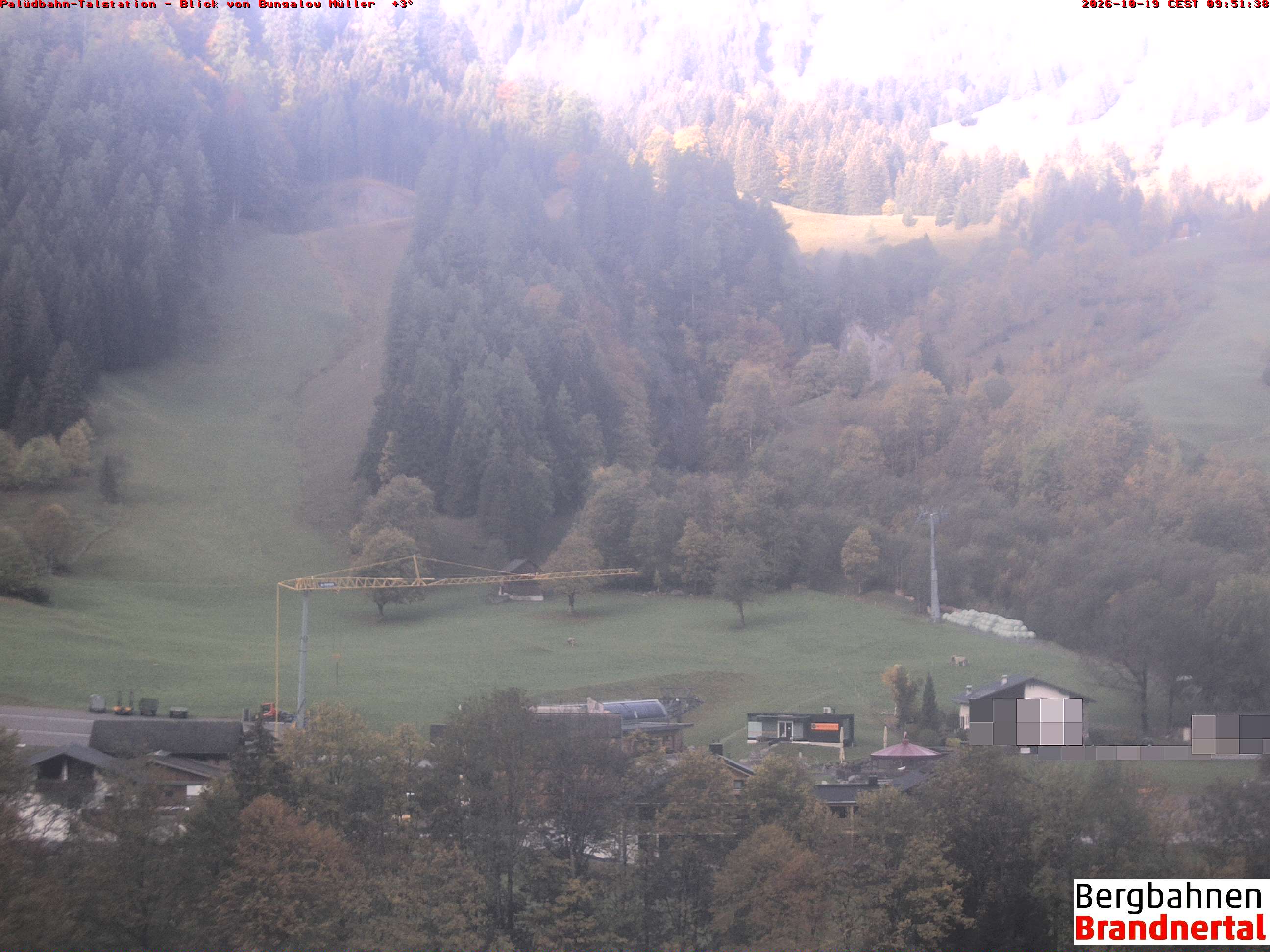 Blick auf Palüdbahn von Bungalow Müller