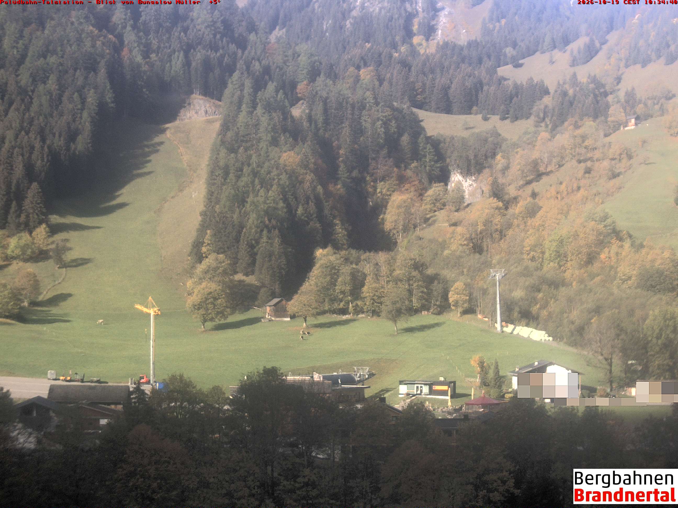 Blick auf Palüdbahn von Bungalow Müller