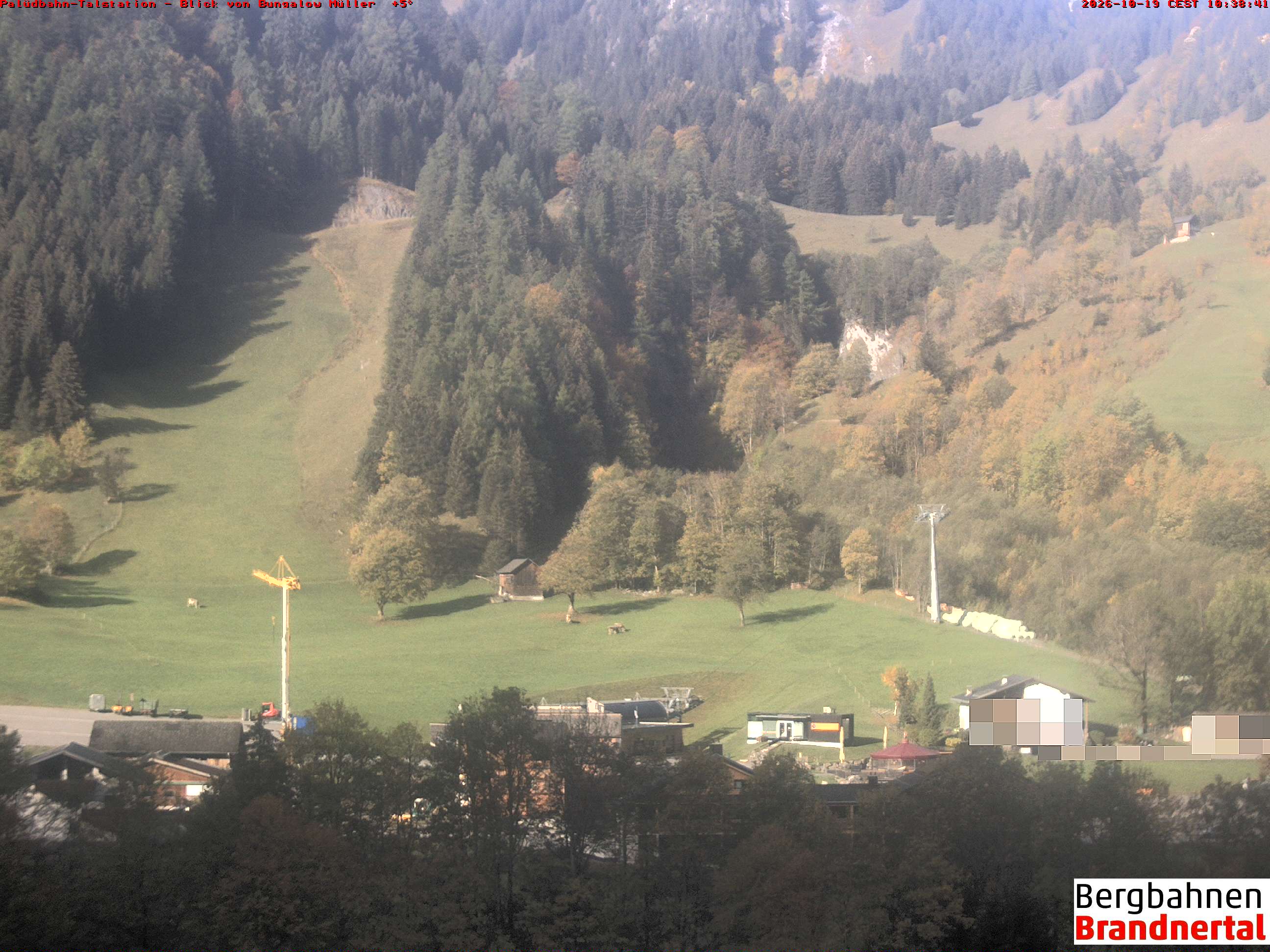 Blick auf Palüdbahn von Bungalow Müller