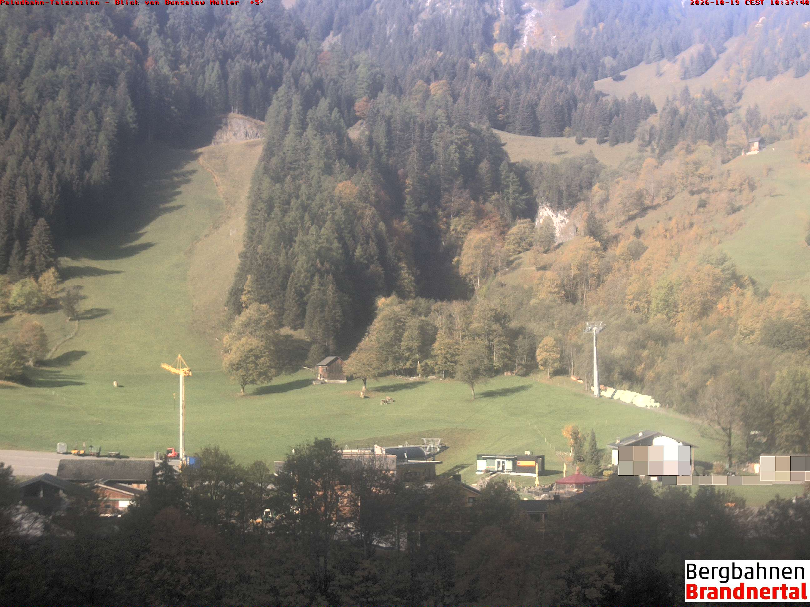 Blick auf Palüdbahn von Bungalow Müller