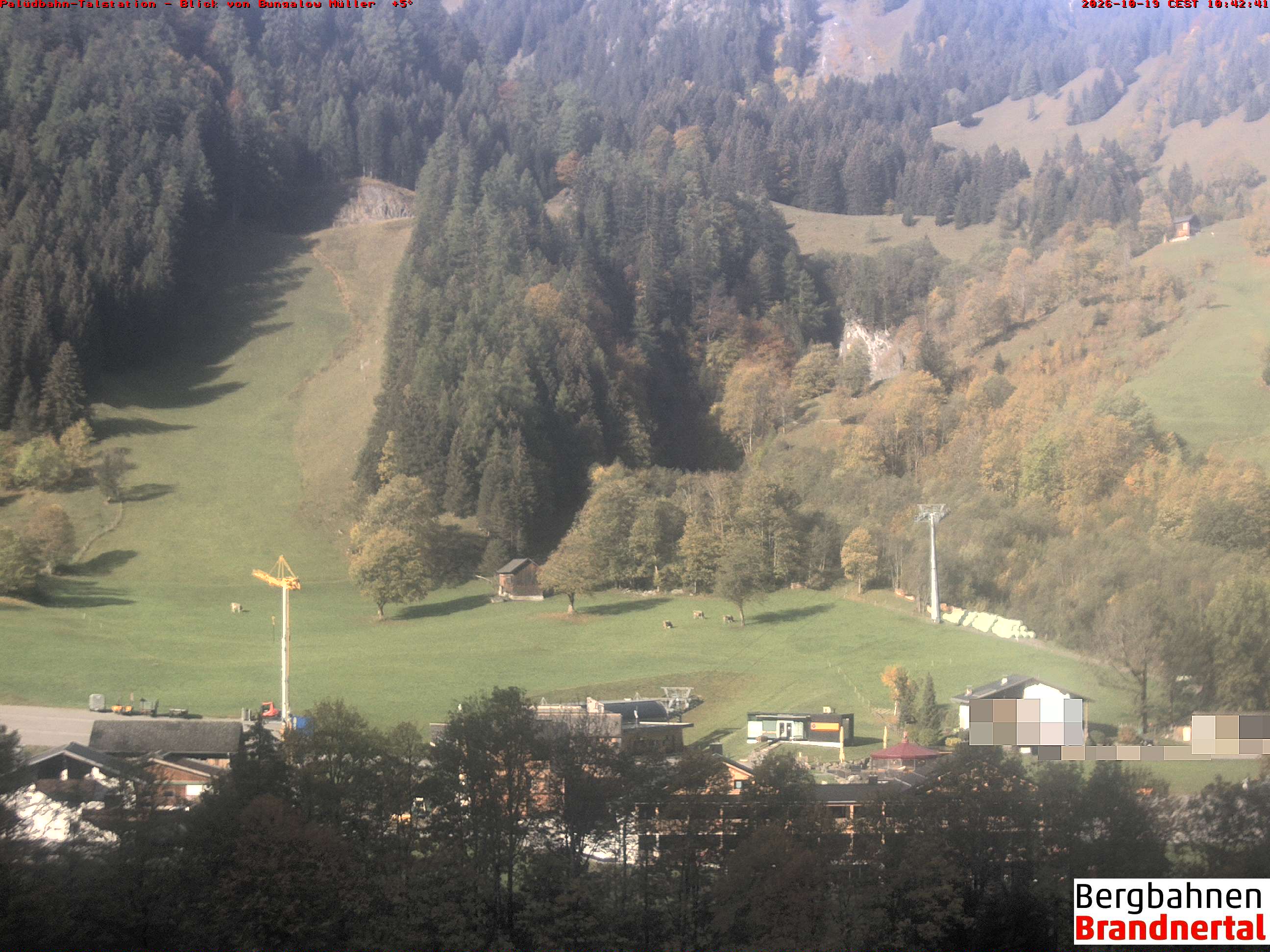 Blick auf Palüdbahn von Bungalow Müller