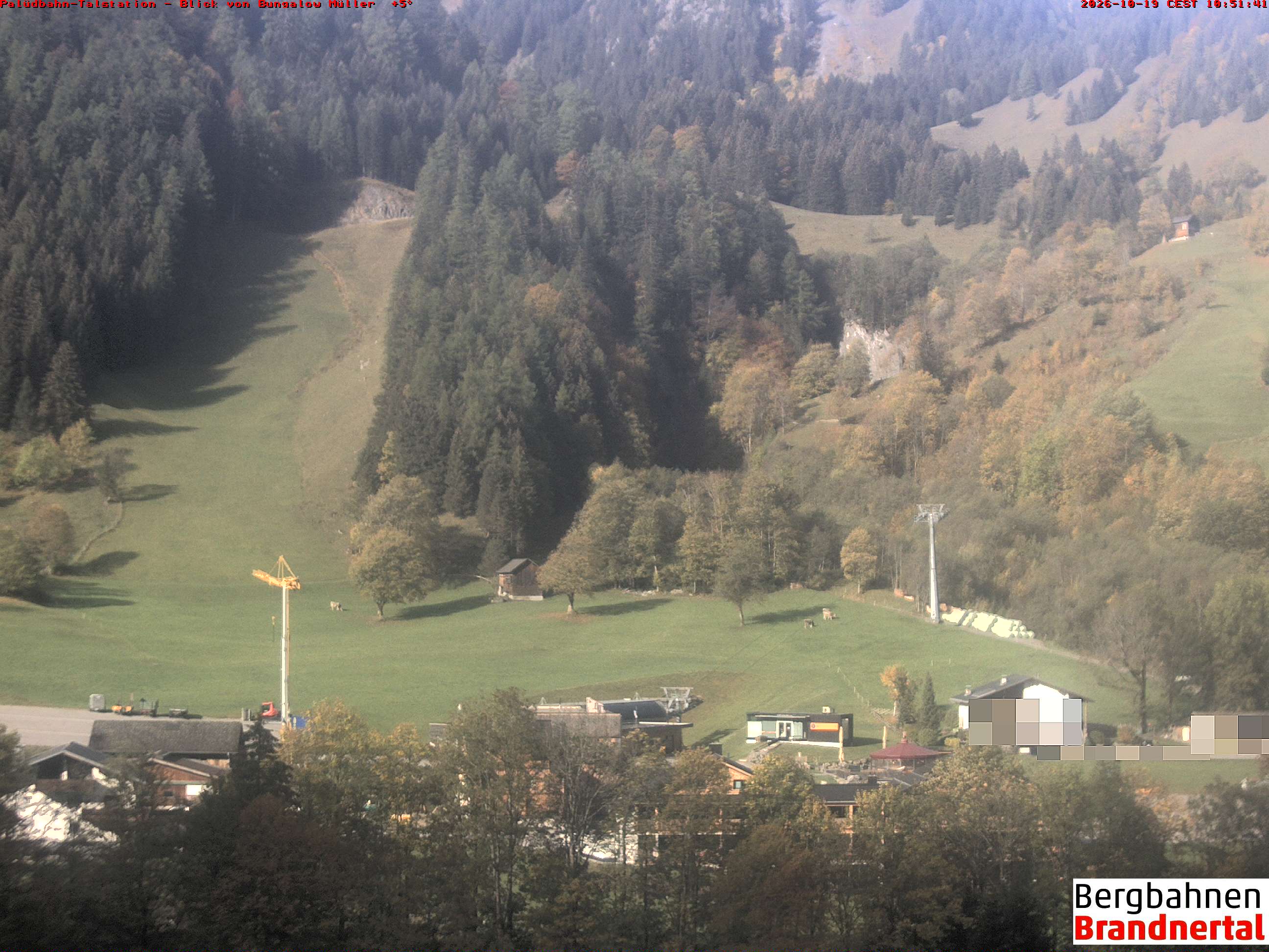 Blick auf Palüdbahn von Bungalow Müller