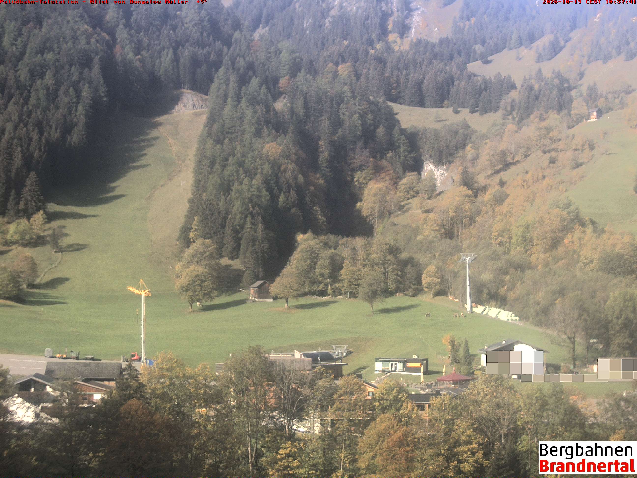 Blick auf Palüdbahn von Bungalow Müller