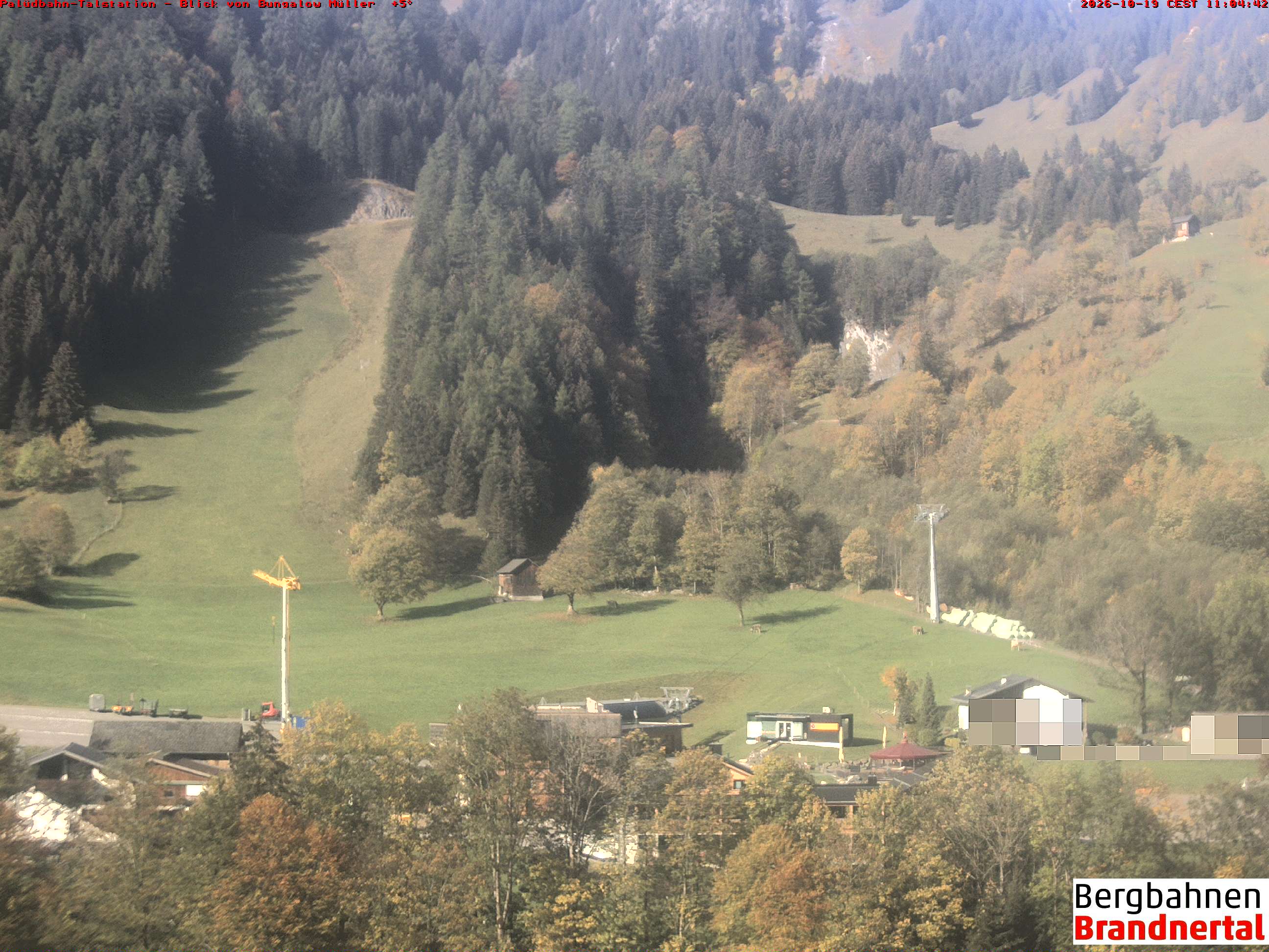 Blick auf Palüdbahn von Bungalow Müller