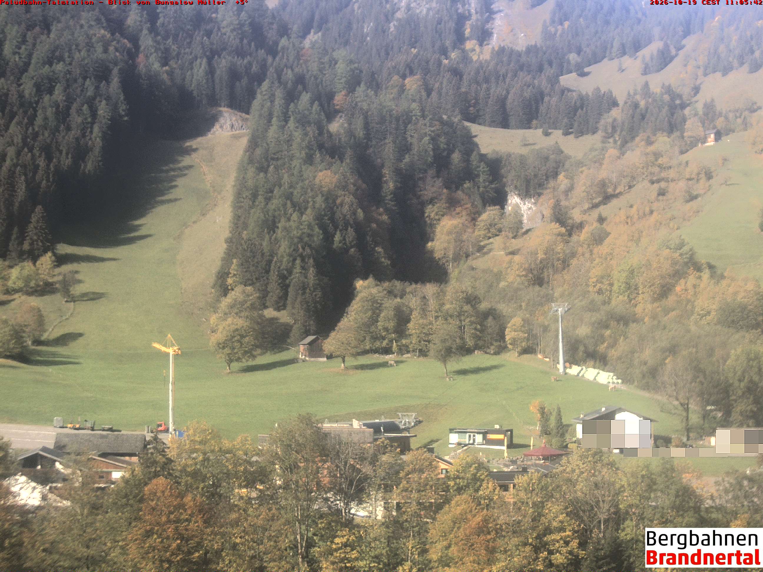 Blick auf Palüdbahn von Bungalow Müller