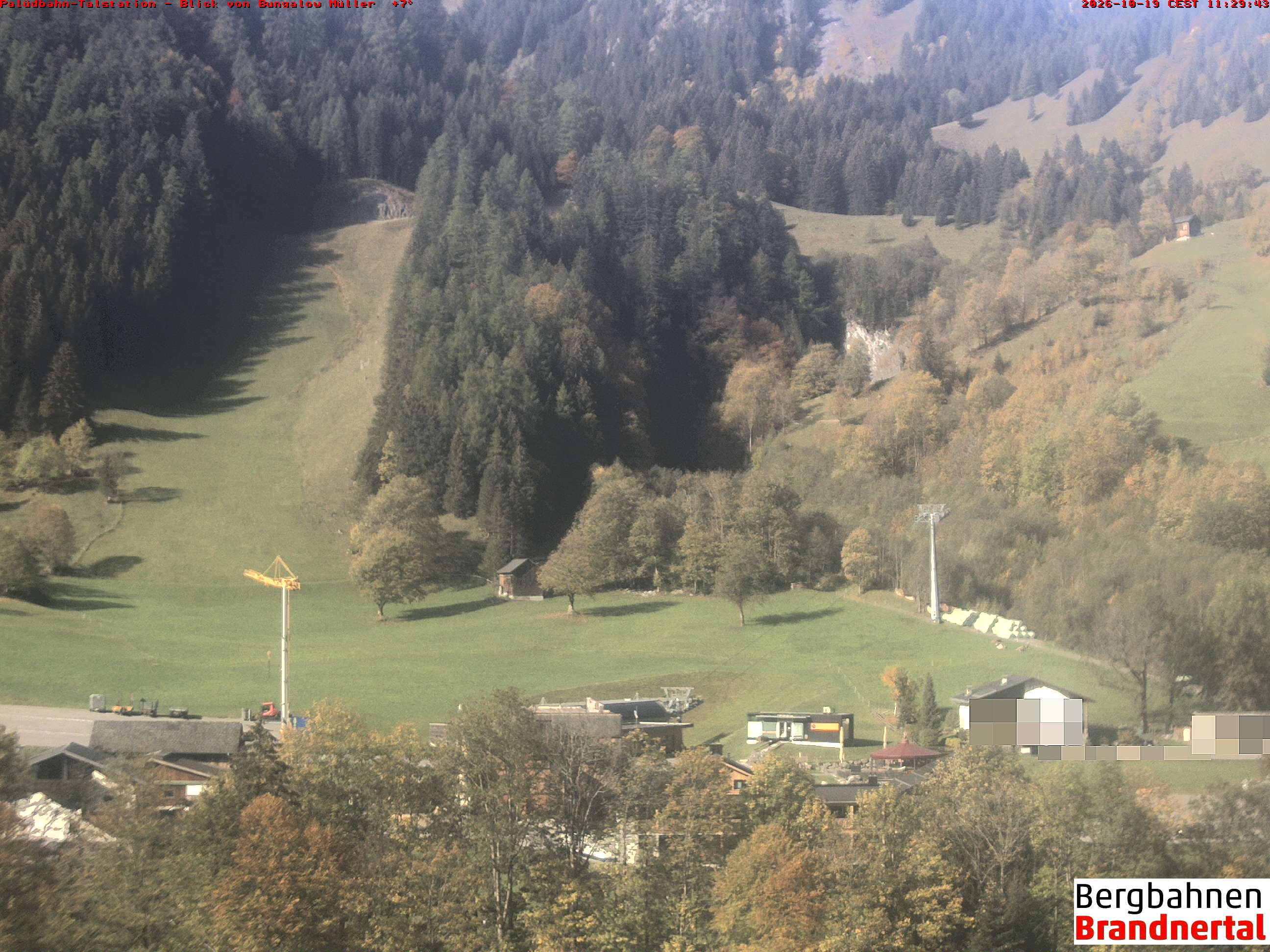 Blick auf Palüdbahn von Bungalow Müller