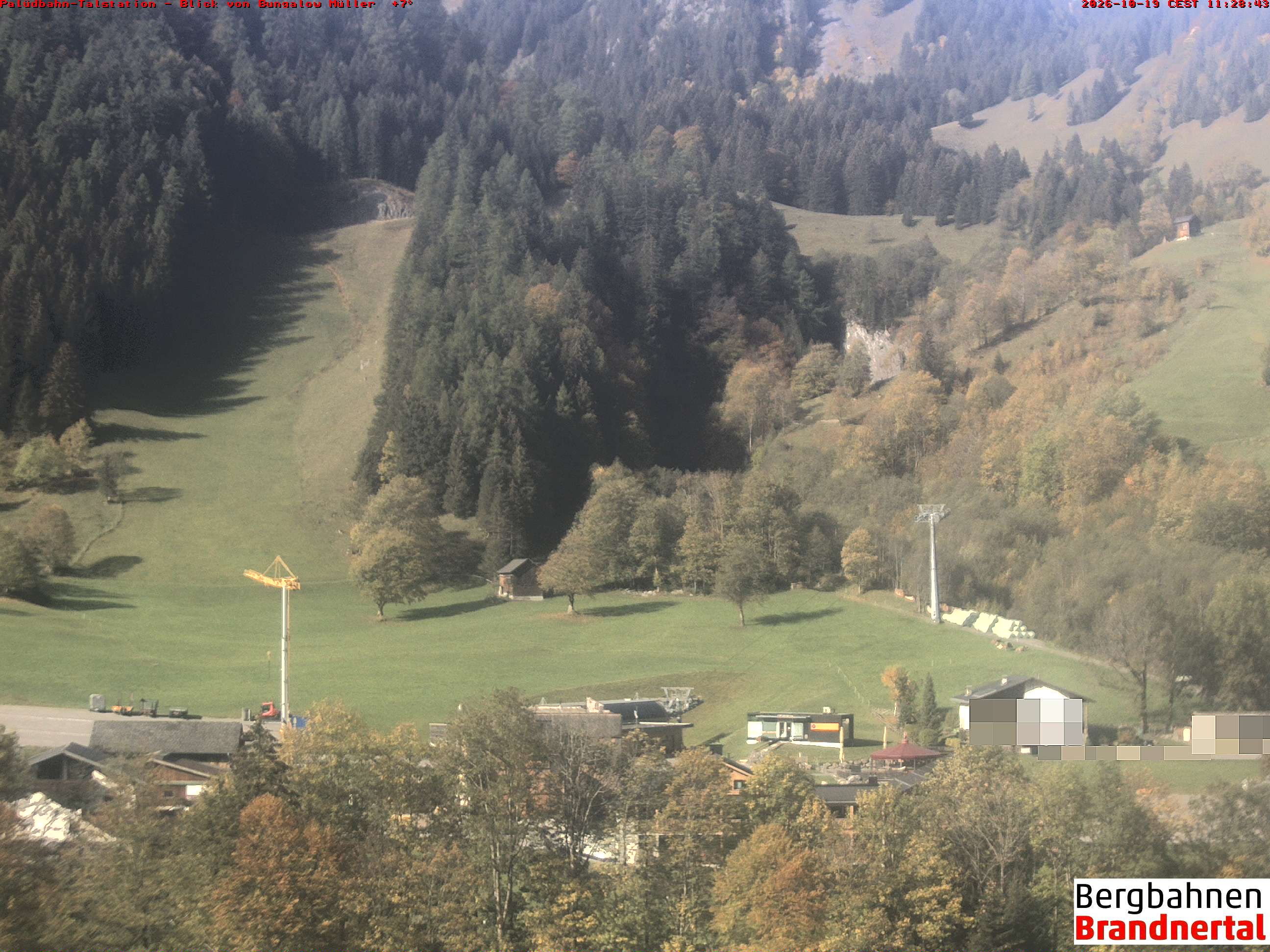 Blick auf Palüdbahn von Bungalow Müller